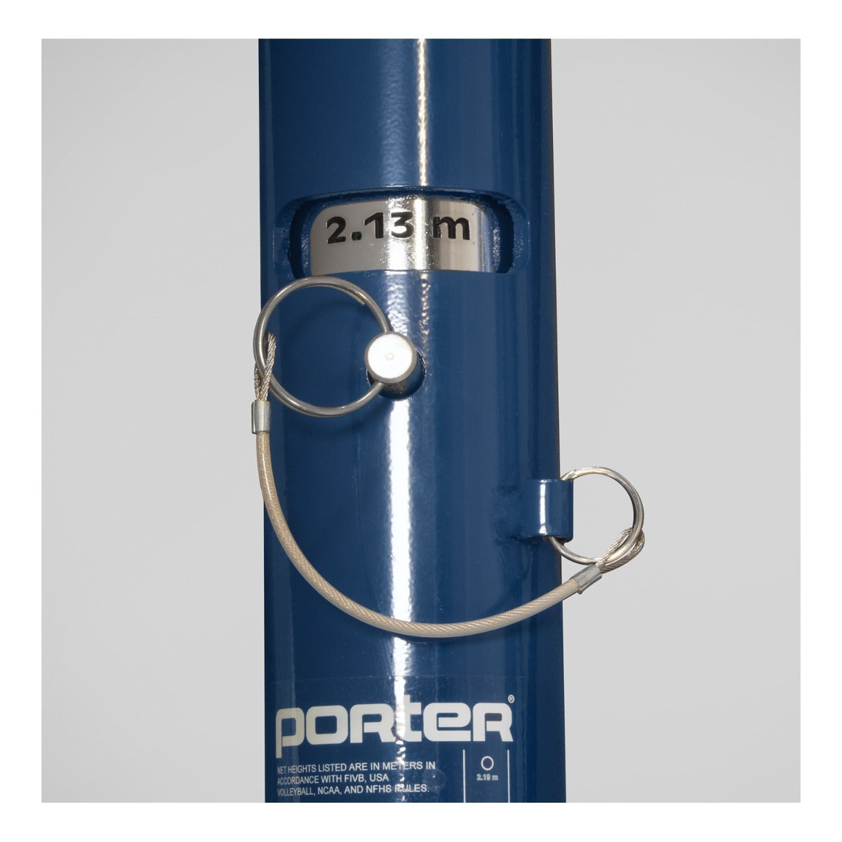Porter Athletic Powr Steel Vb End Standards With Pads 7 laser cut height stops