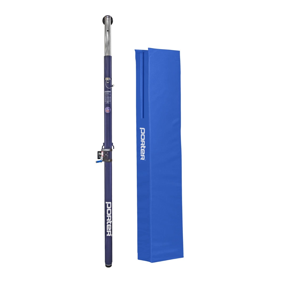 Porter Athletic Powr Steel Vb Center Standard With Pad Royal Blue, Graphics