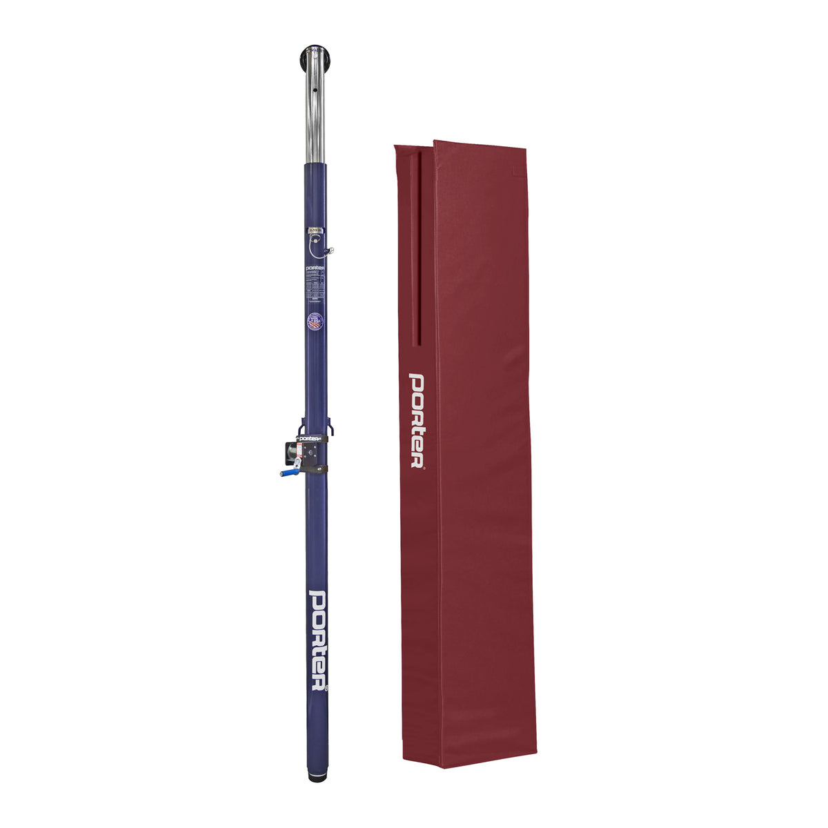 Porter Athletic Powr Steel Vb Center Standard With Pad Maroon, No Graphics
