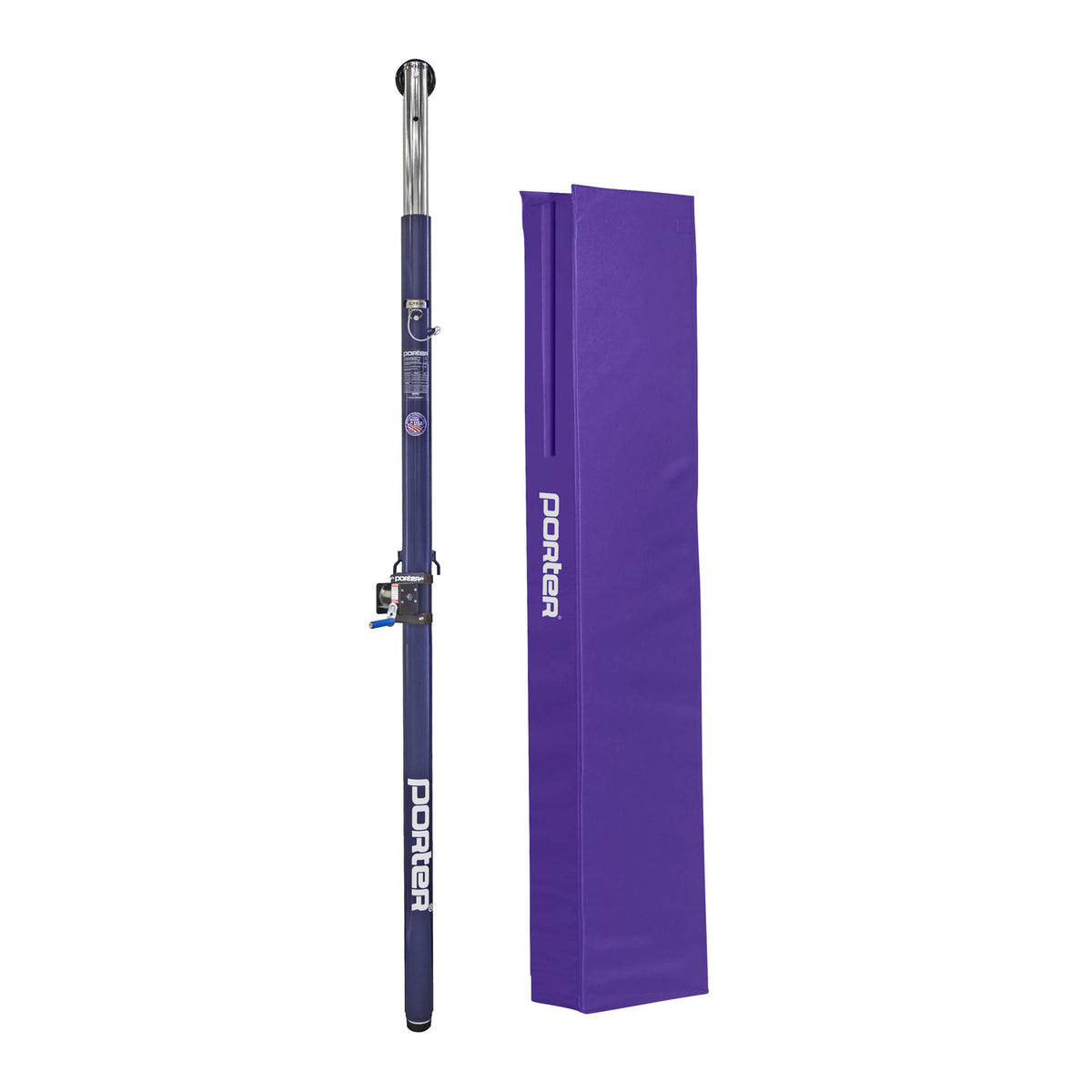 Porter Athletic Powr Steel Vb Center Standard With Pad Purple, No Graphics