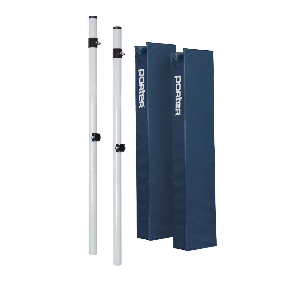 Porter Athletic Economy End Standards W/Pads Light Blue, No Graphics
