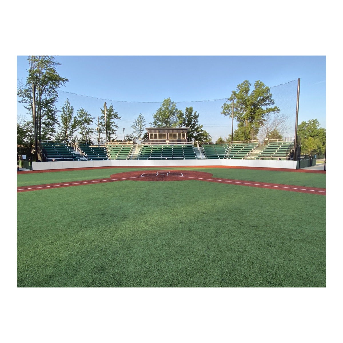 Gill Athletics Essentials Outdoor Wall Pads 6' or less, White, No Graphics