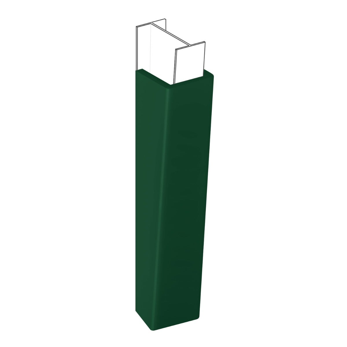 Porter Athletic 3 Sided Tapered Pads Sewn Pad, Dark Green