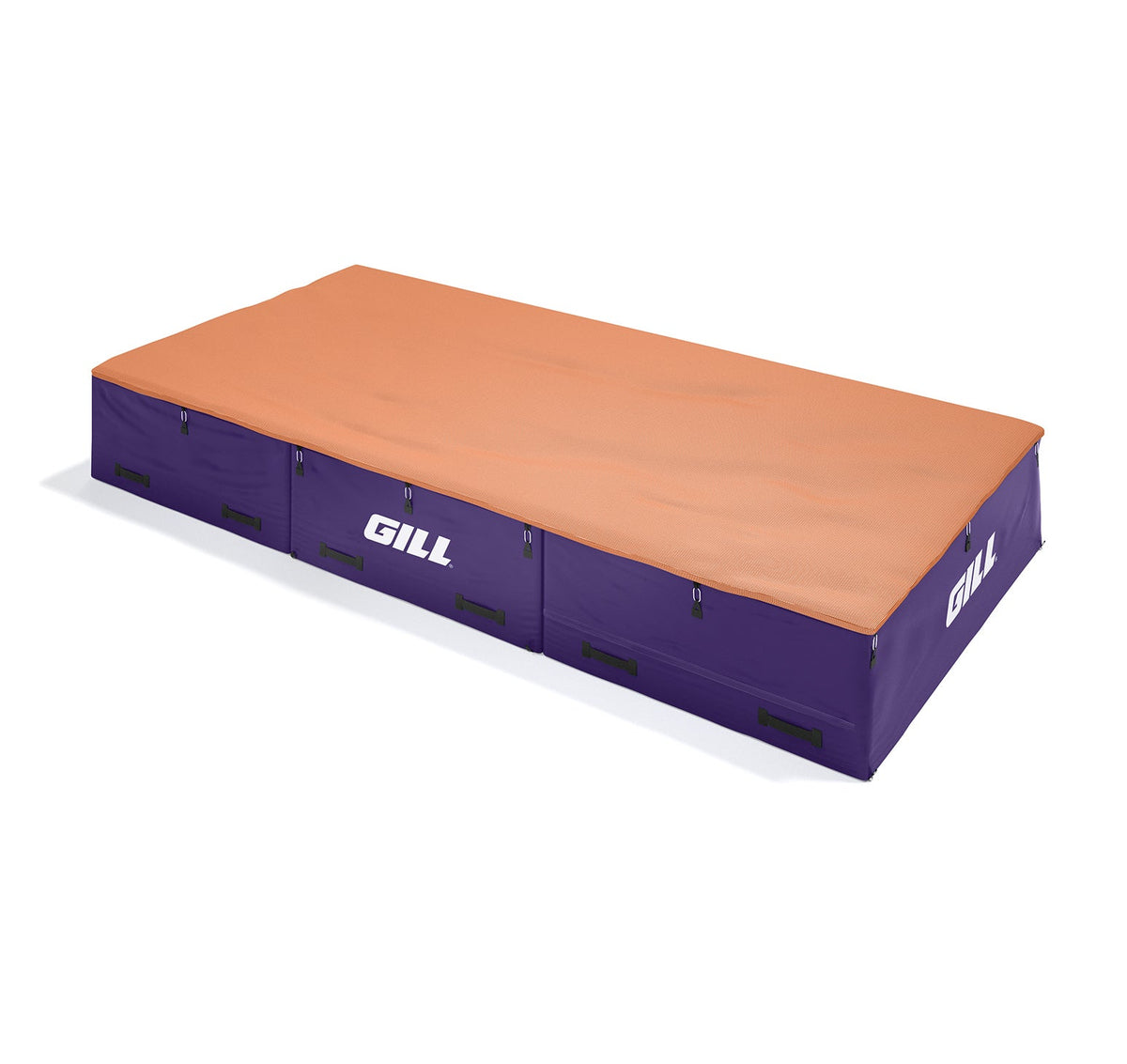 Gill Athletics S1 High Jump Landing System (16'6" X 8' X 26") Orange, Purple