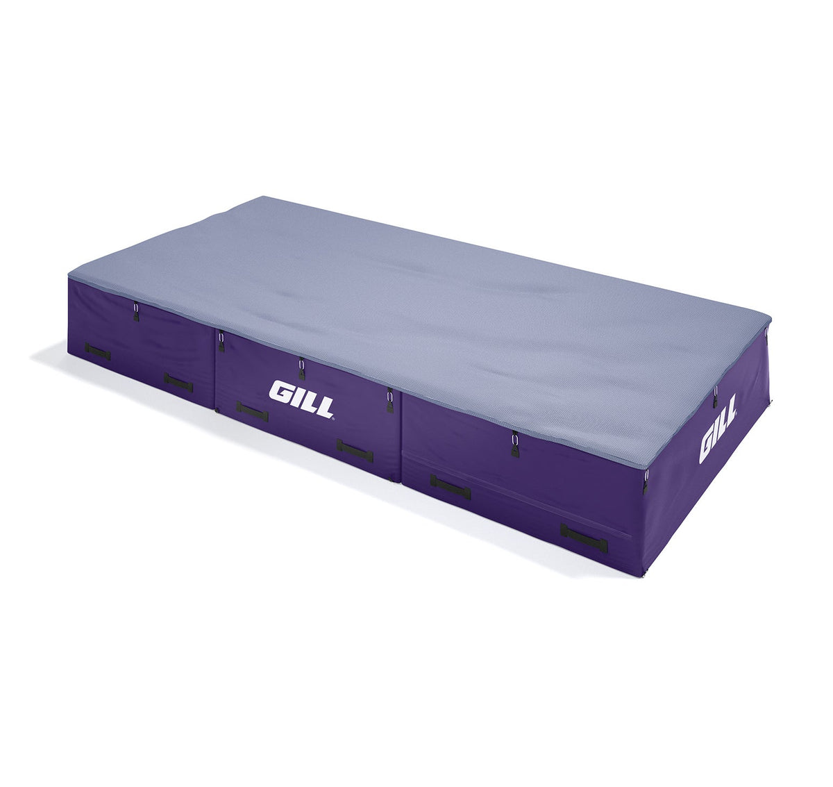 Gill Athletics S1 High Jump Landing System (16'6" X 8' X 26") Royal Blue, Purple