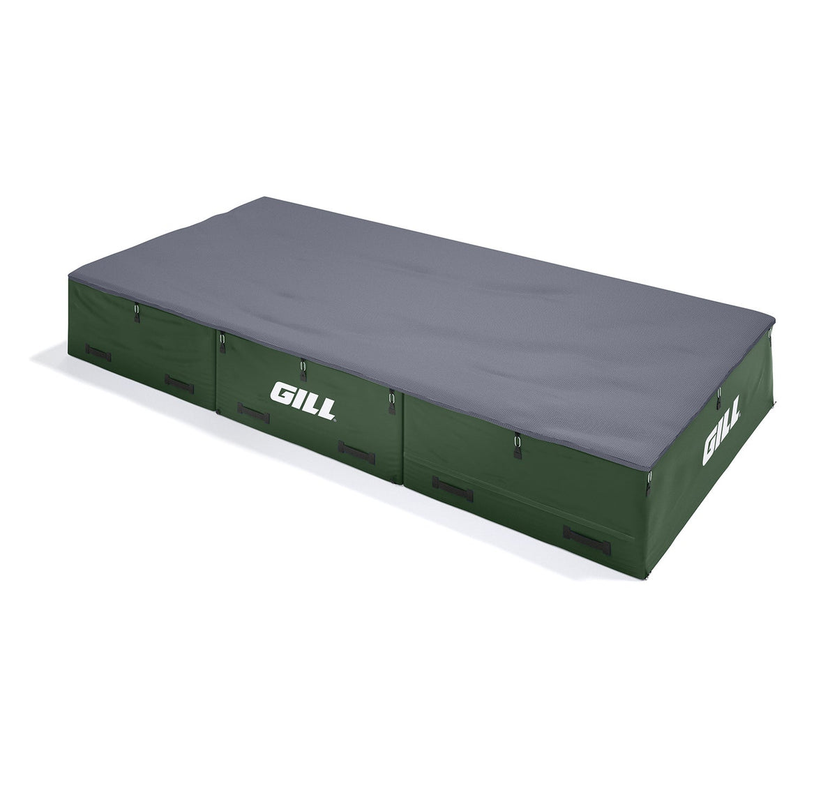 Gill Athletics S1 High Jump Landing System (16'6" X 8' X 26") Navy Blue, Dark Green