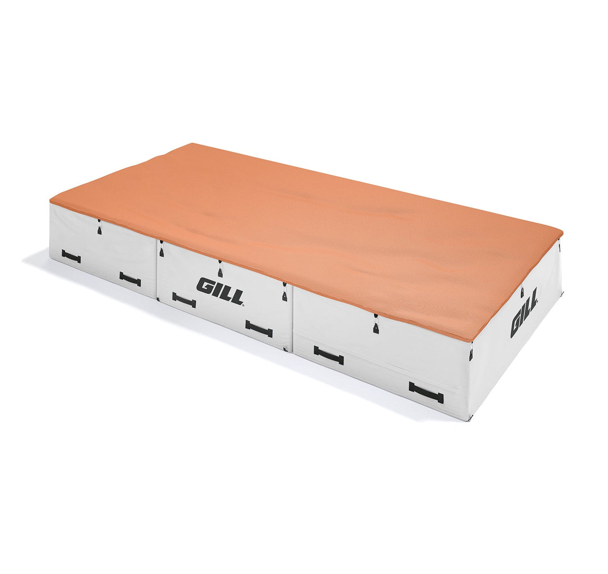 Gill Athletics S1 High Jump Landing System (16'6" X 8' X 26") Orange, White