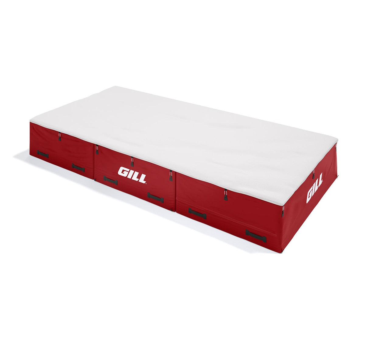 Gill Athletics S1 High Jump Landing System (16'6" X 8' X 26") White, Red