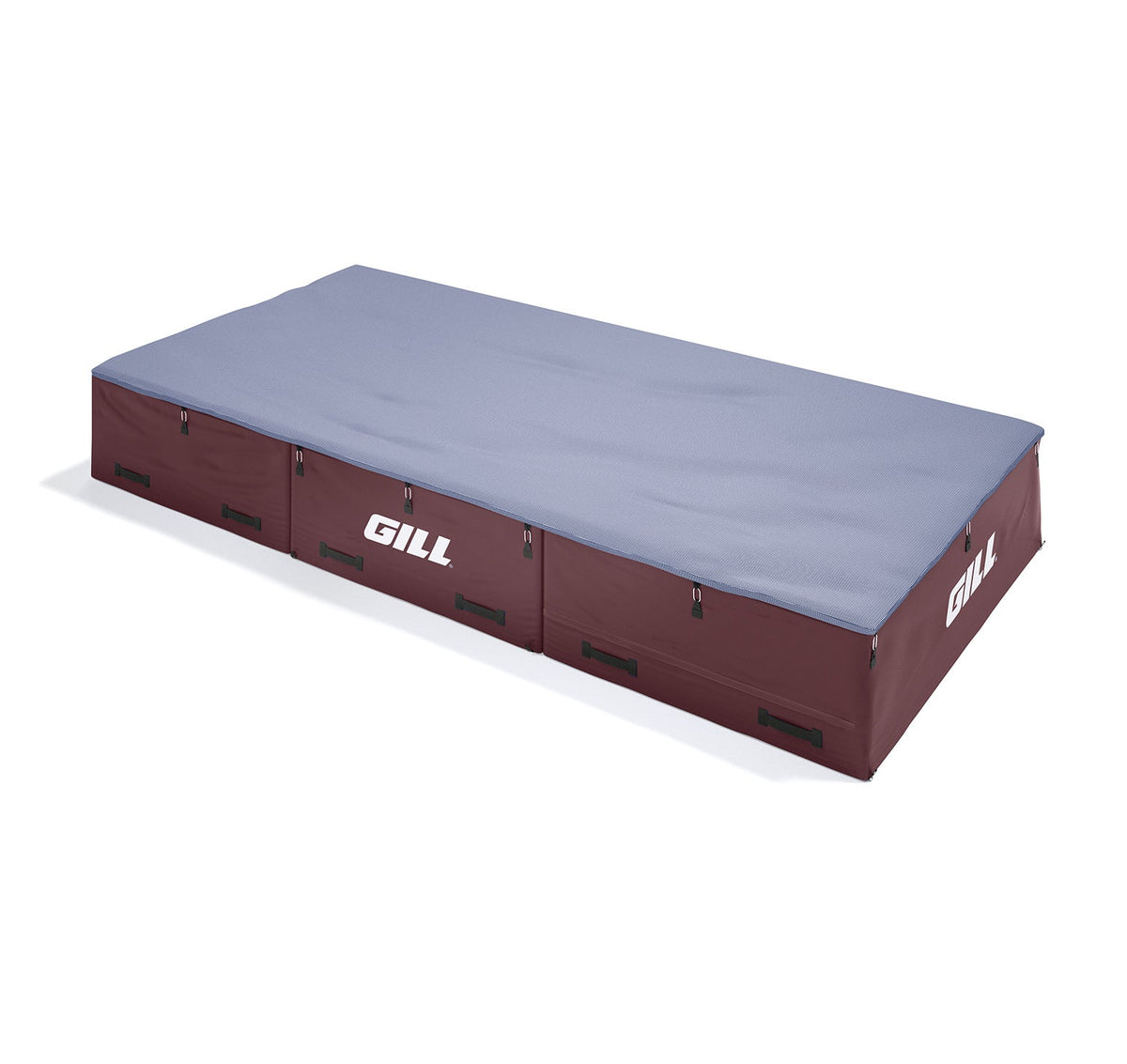 Gill Athletics S1 High Jump Landing System (16'6" X 8' X 26") Royal Blue, Maroon
