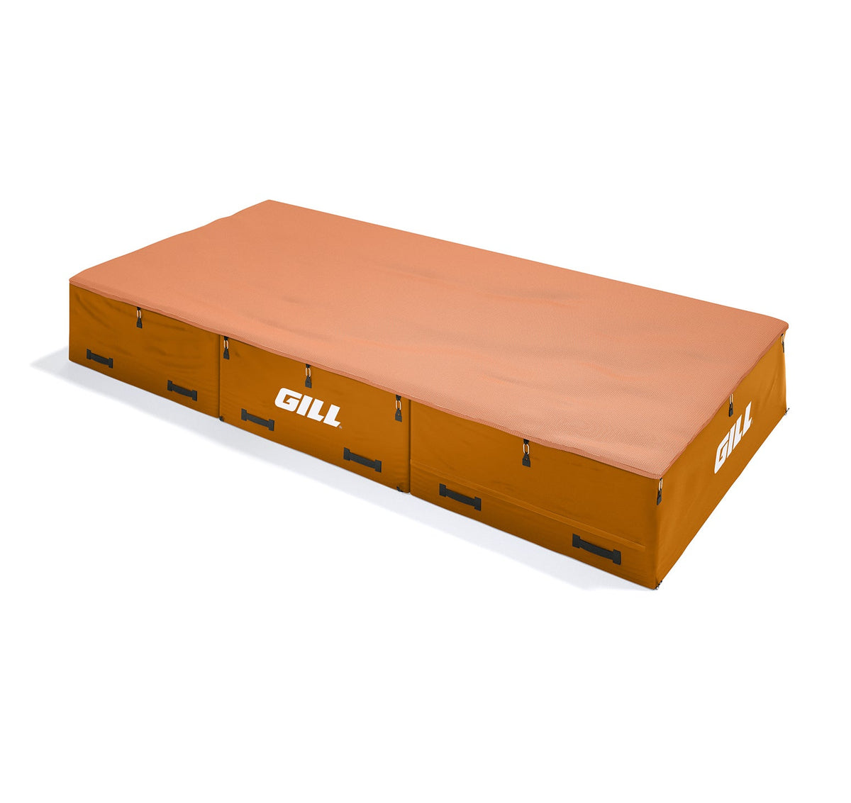 Gill Athletics S1 High Jump Landing System (16'6" X 8' X 26") Orange, Orange