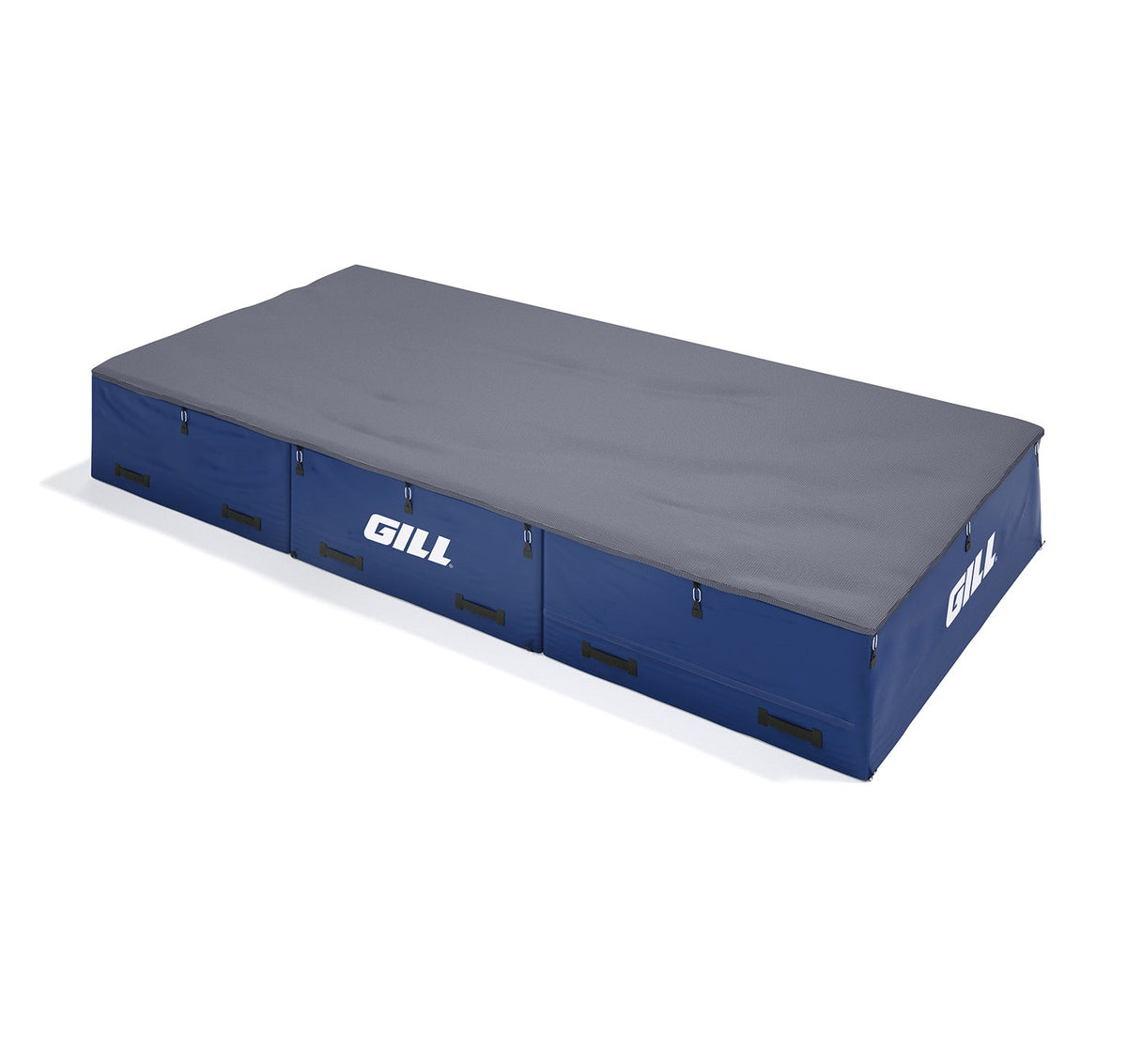 Gill Athletics S1 High Jump Landing System (16'6" X 8' X 26") Navy Blue, Royal Blue
