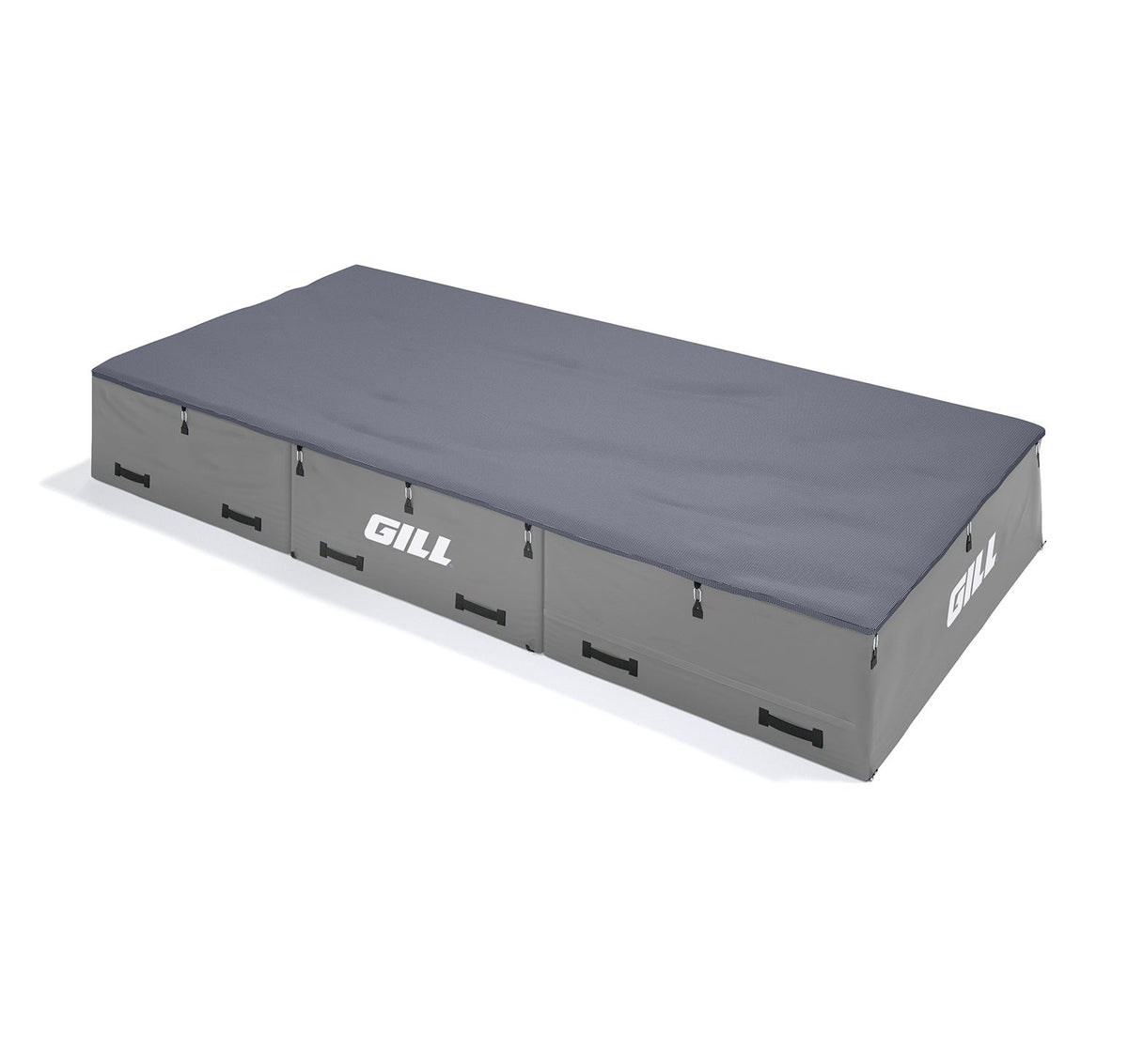 Gill Athletics S1 High Jump Landing System (16'6" X 8' X 26") Navy Blue, Gray