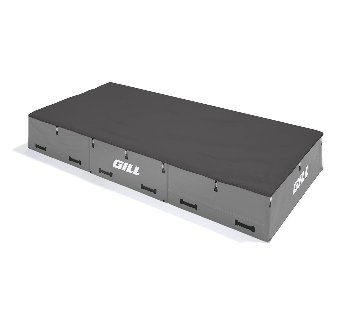 Gill Athletics S1 High Jump Landing System (16'6" X 8' X 26") Black, Gray
