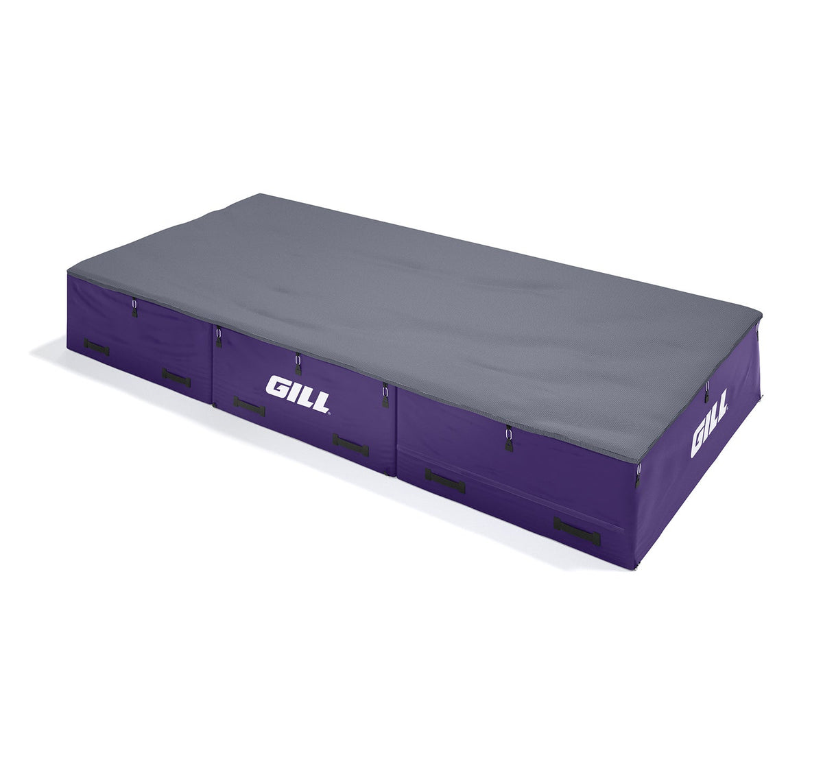 Gill Athletics S1 High Jump Landing System (16'6" X 8' X 26") Navy Blue, Purple