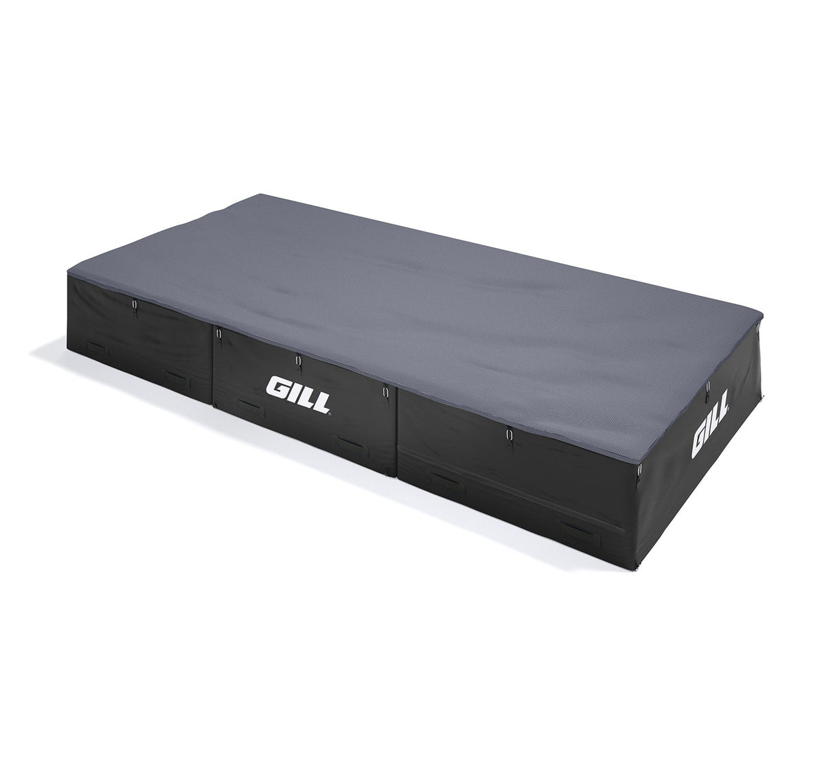 Gill Athletics S1 High Jump Landing System (16'6" X 8' X 26") Navy Blue, Black