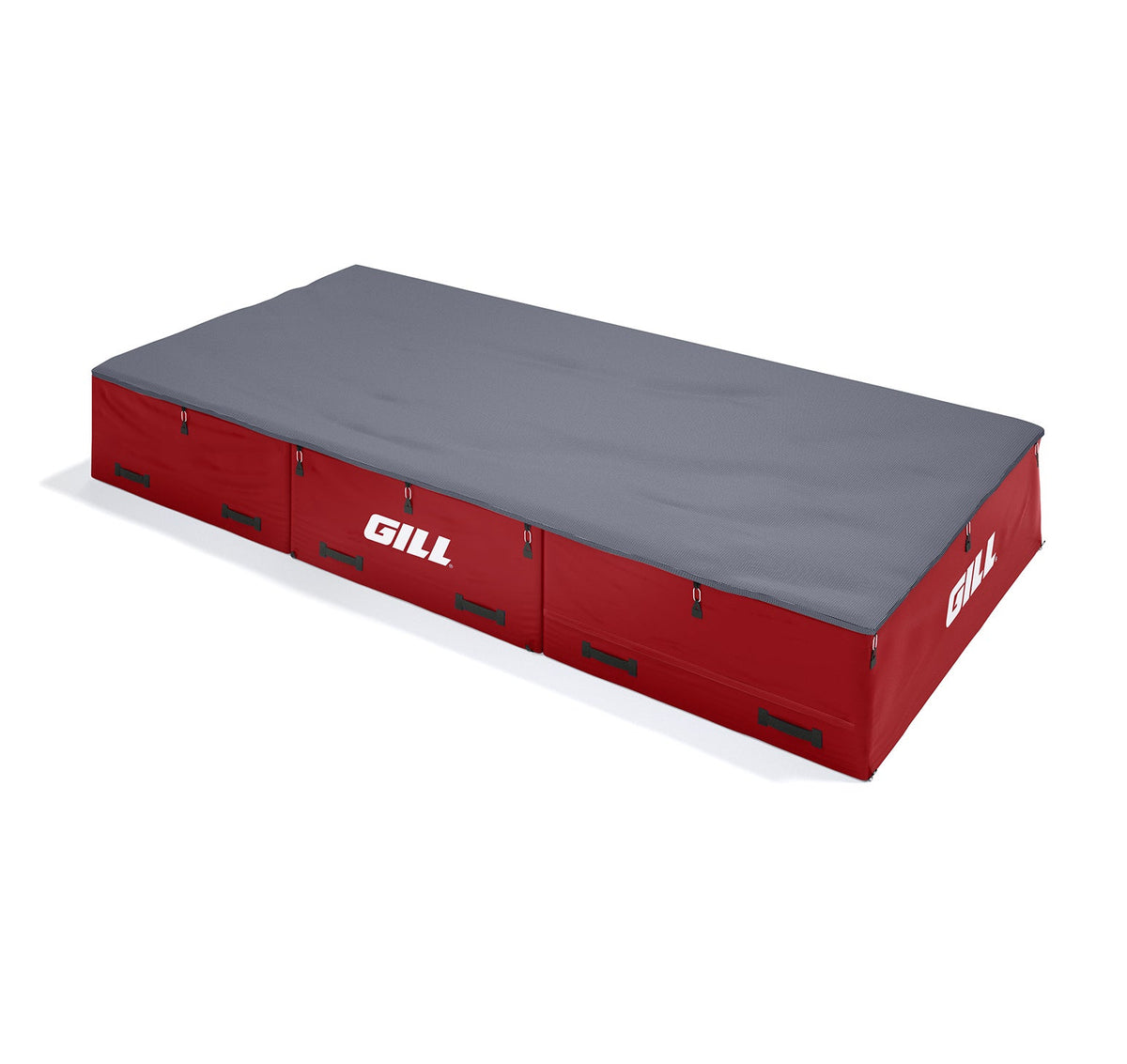 Gill Athletics S1 High Jump Landing System (16'6" X 8' X 26") Navy Blue, Red