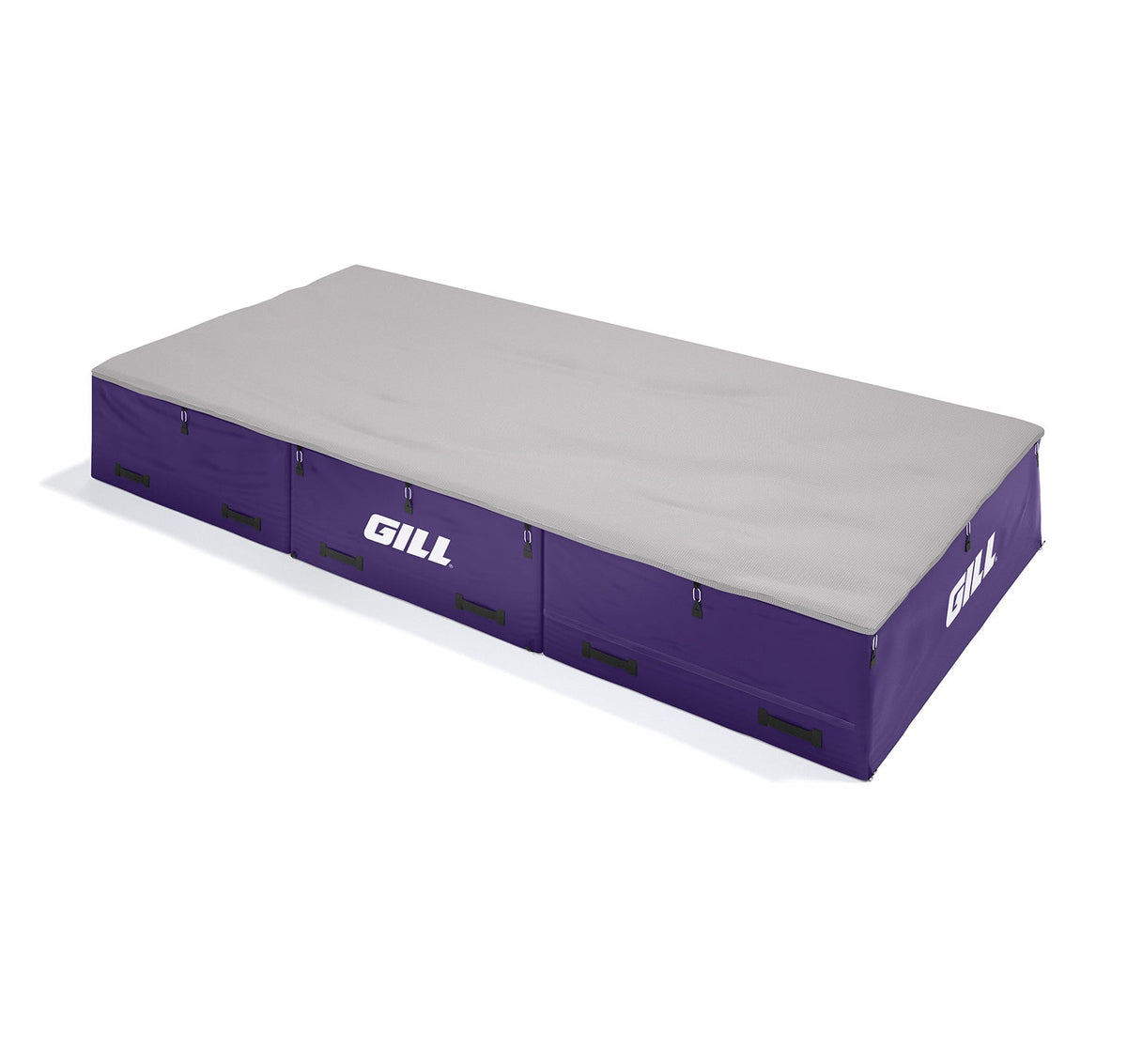 Gill Athletics S1 High Jump Landing System (16'6" X 8' X 26") Gray, Purple