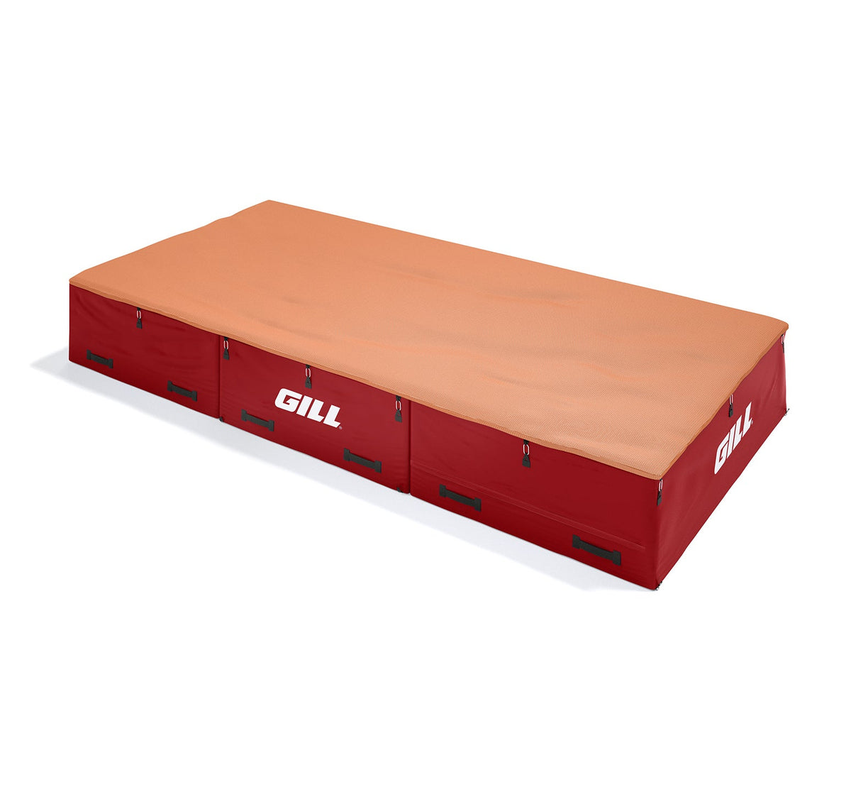 Gill Athletics S1 High Jump Landing System (16'6" X 8' X 26") Orange, Red