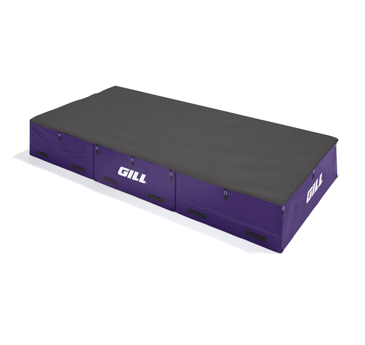 Gill Athletics S1 High Jump Landing System (16'6" X 8' X 26") Black, Purple