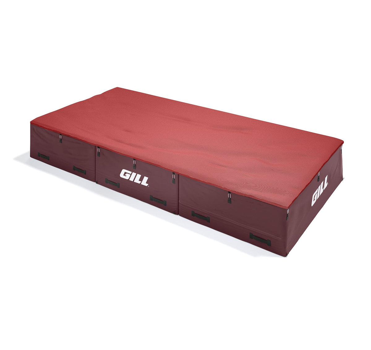 Gill Athletics S1 High Jump Landing System (16'6" X 8' X 26") Red, Maroon