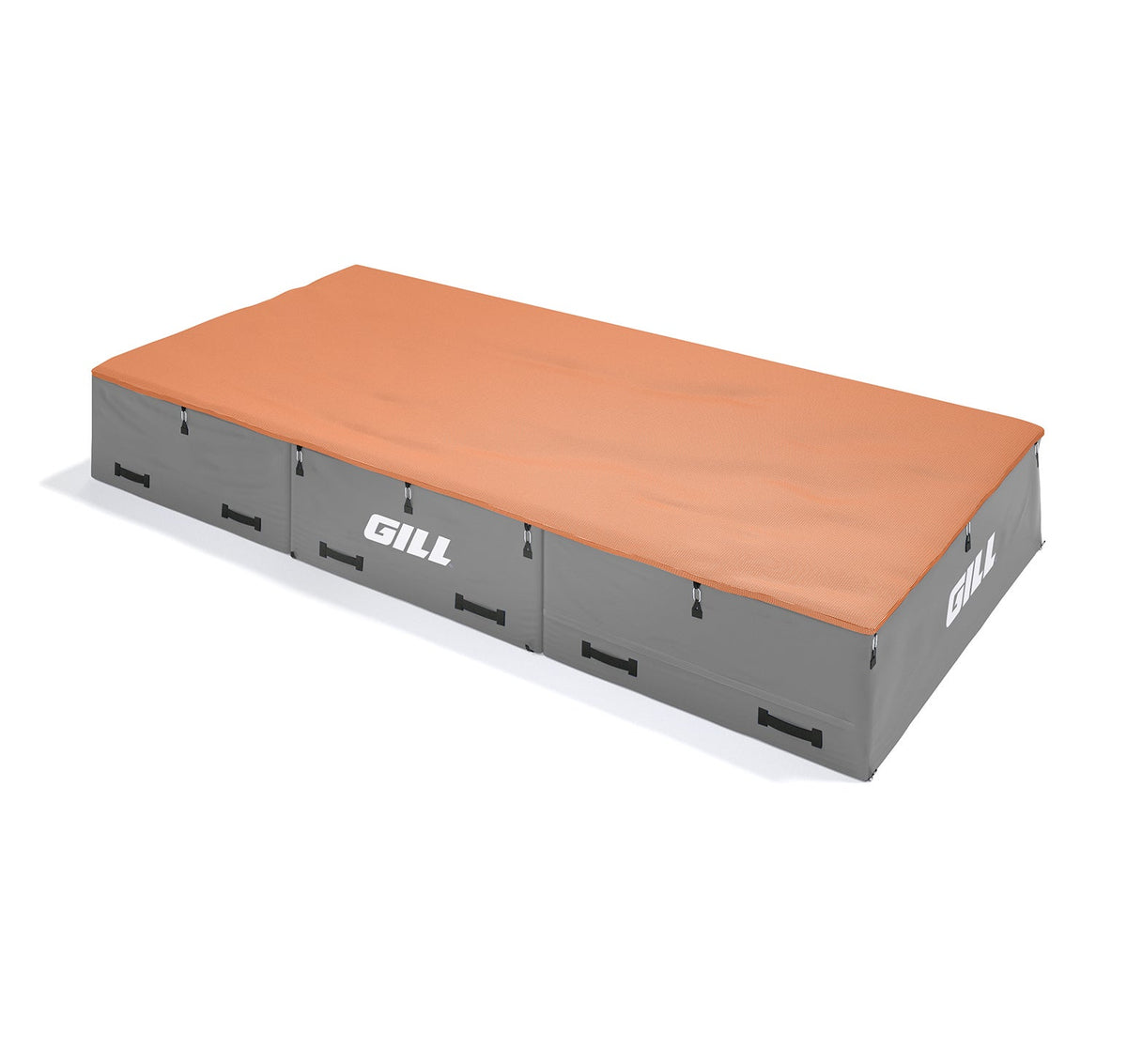 Gill Athletics S1 High Jump Landing System (16'6" X 8' X 26") Orange, Gray