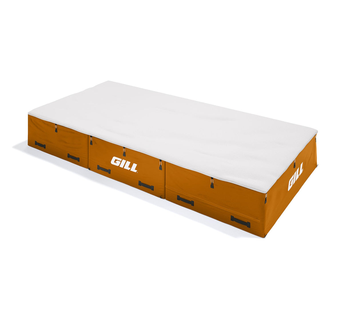 Gill Athletics S1 High Jump Landing System (16'6" X 8' X 26") White, Orange