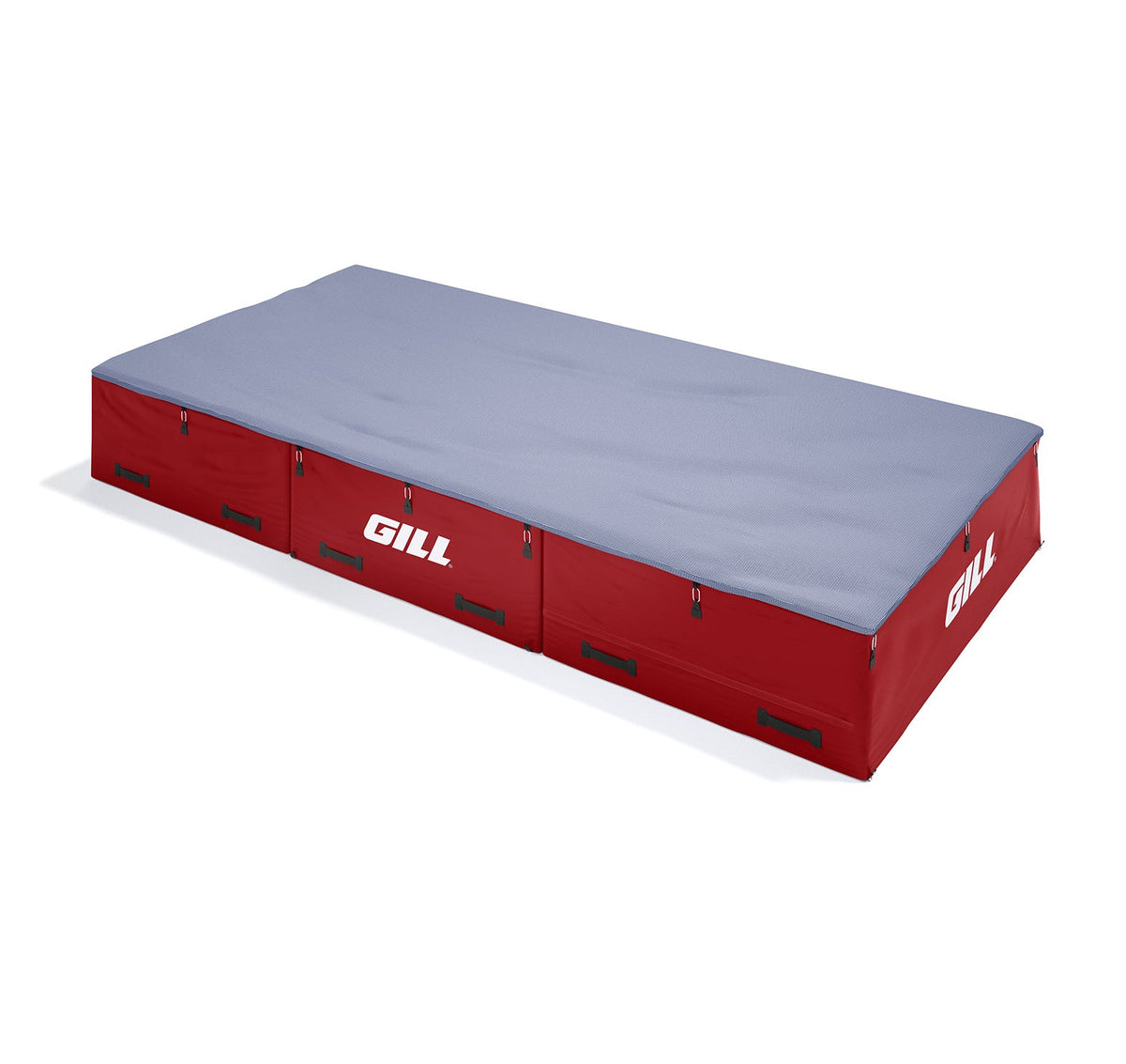 Gill Athletics S1 High Jump Landing System (16'6" X 8' X 26") Royal Blue, Red
