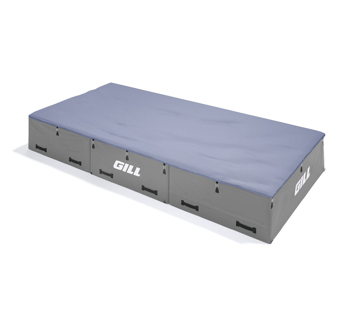 Gill Athletics S1 High Jump Landing System (16'6" X 8' X 26") Royal Blue, Gray