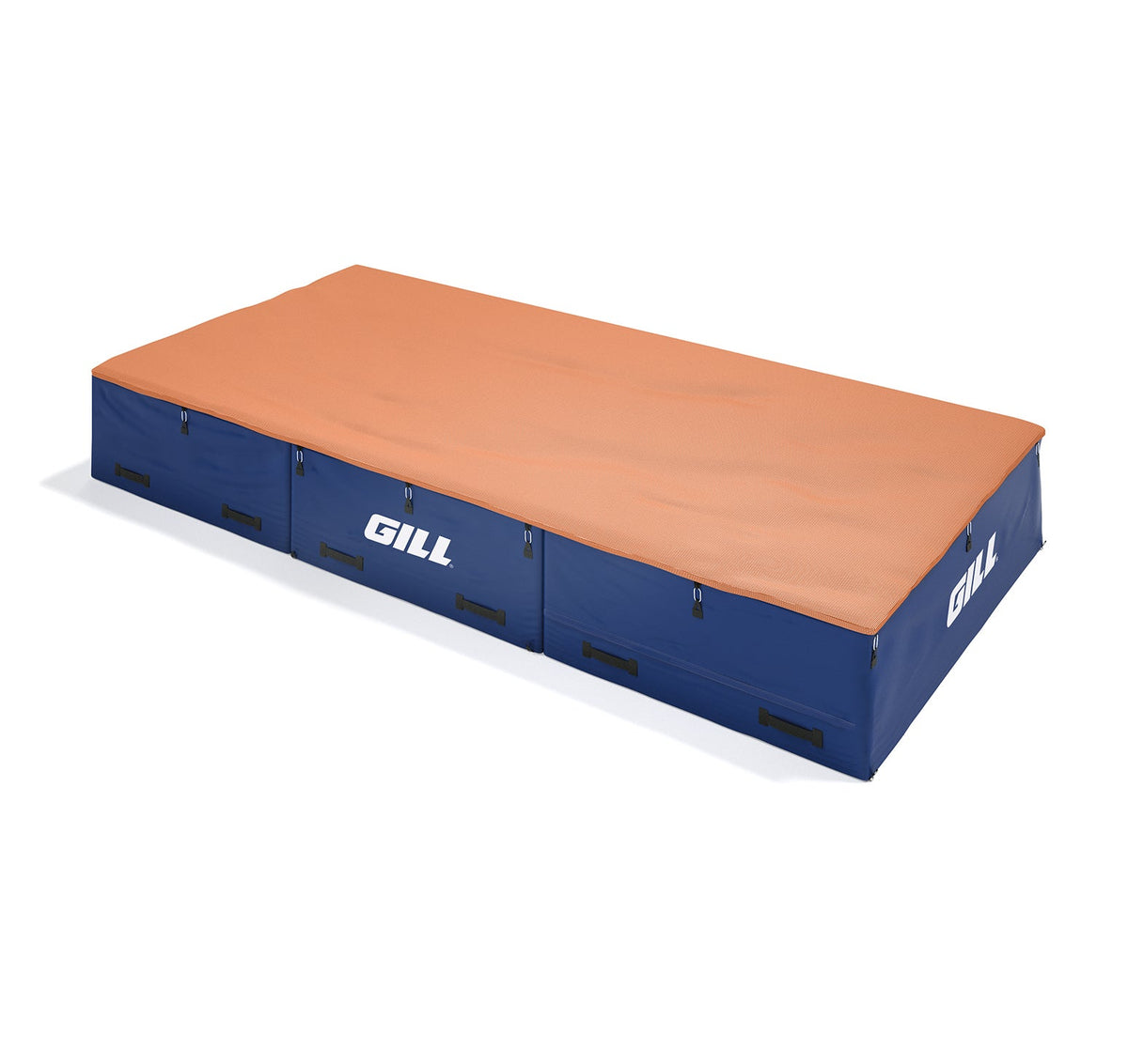 Gill Athletics S1 High Jump Landing System (16'6" X 8' X 26") Orange, Royal Blue