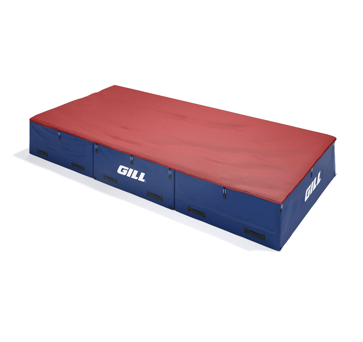 Gill Athletics S1 High Jump Landing System (16'6" X 8' X 26") Red, Royal Blue