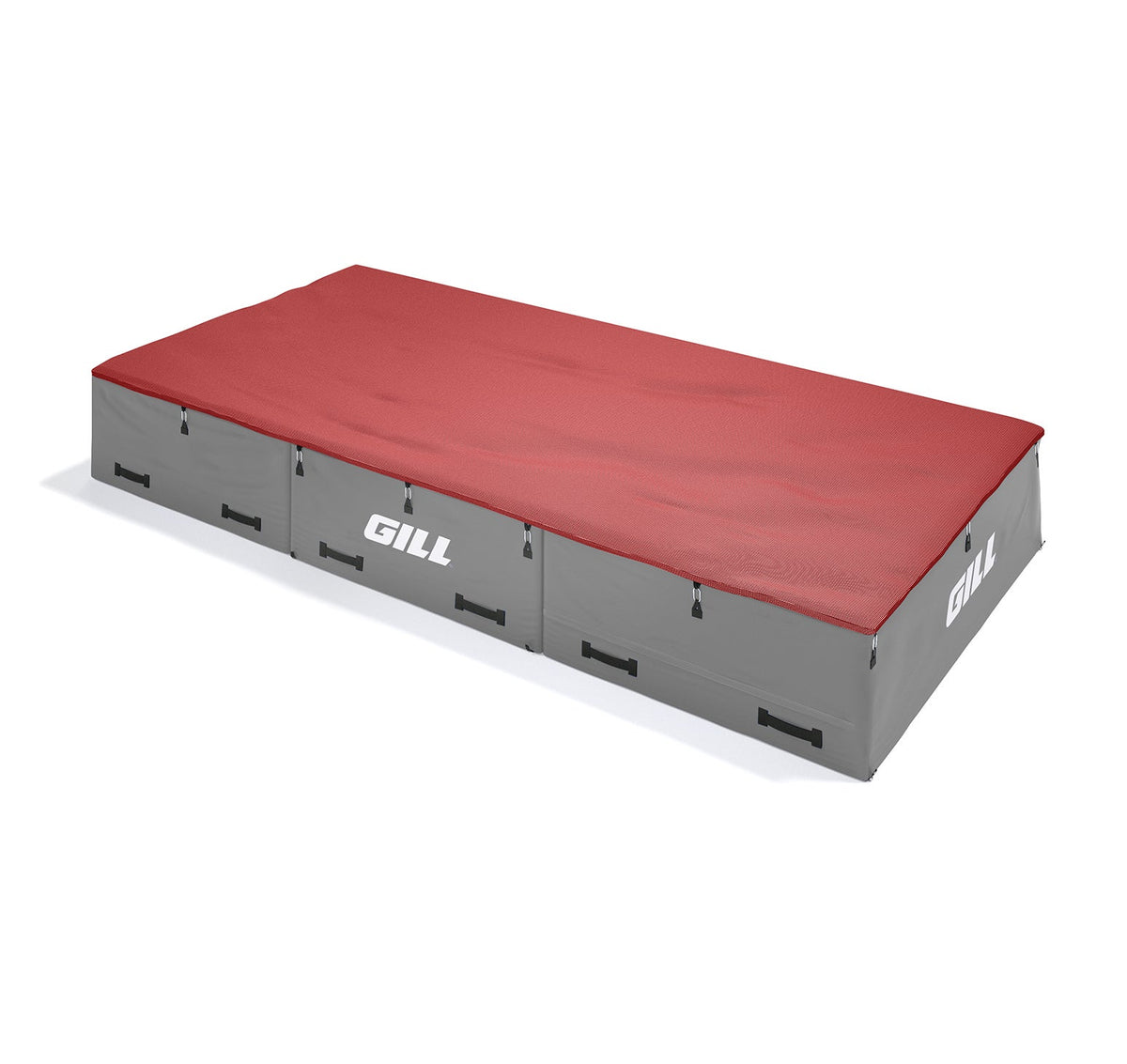 Gill Athletics S1 High Jump Landing System (16'6" X 8' X 26") Red, Gray