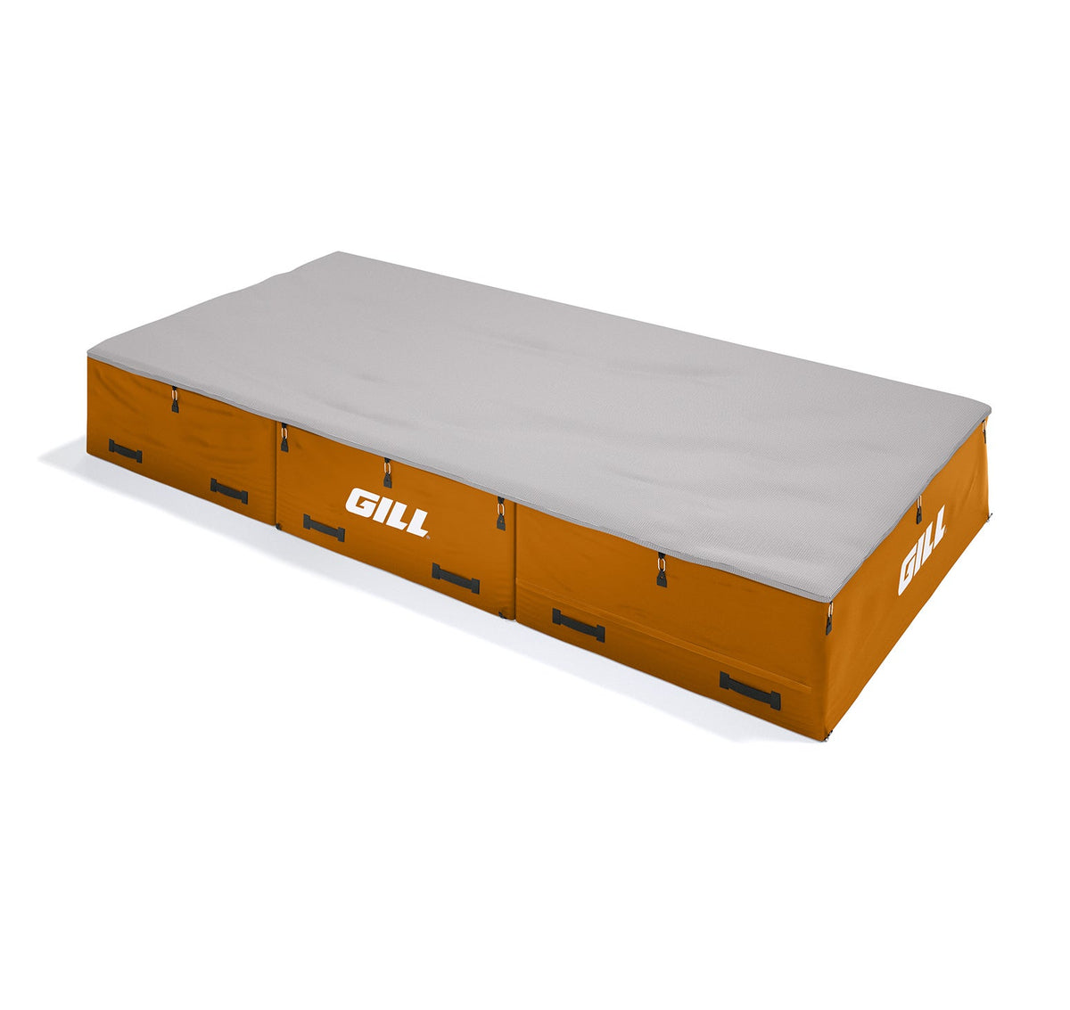 Gill Athletics S1 High Jump Landing System (16'6" X 8' X 26") Gray, Orange