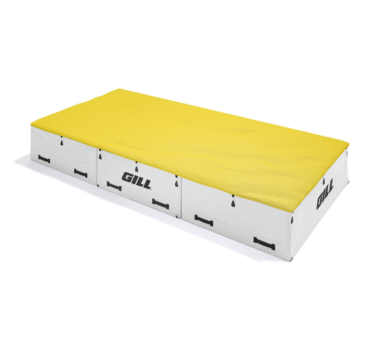 Gill Athletics S1 High Jump Landing System (16'6" X 8' X 26") Yellow Gold, White