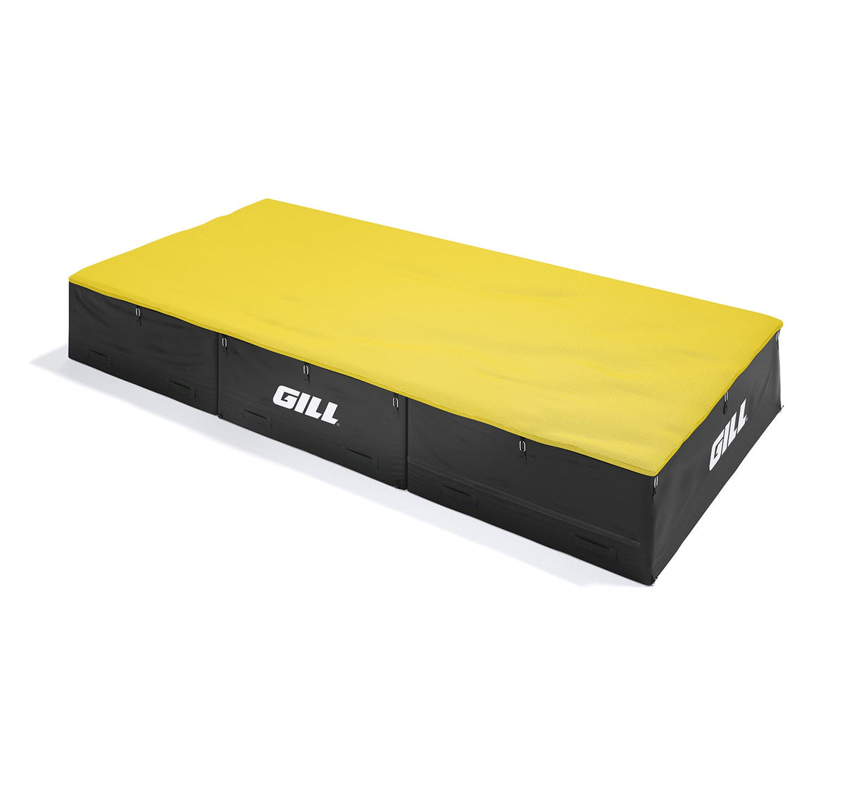 Gill Athletics S1 High Jump Landing System (16'6" X 8' X 26") Yellow Gold, Black