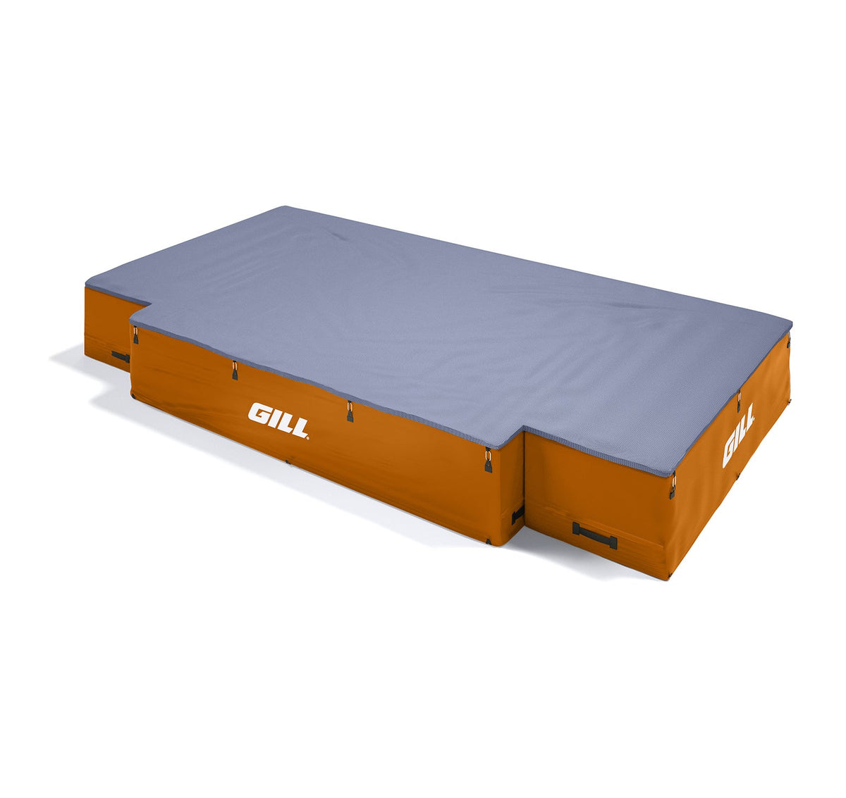 Gill Athletics G1 High Jump Landing System (18' X 10' X 26") Royal Blue, Orange