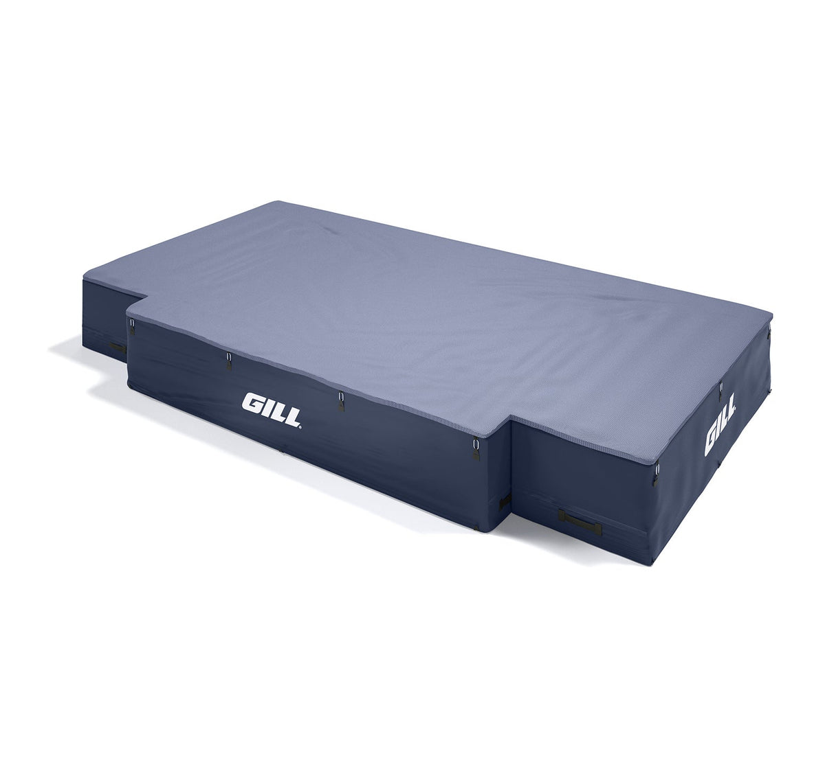Gill Athletics G1 High Jump Landing System (18' X 10' X 26") Royal Blue, Navy Blue