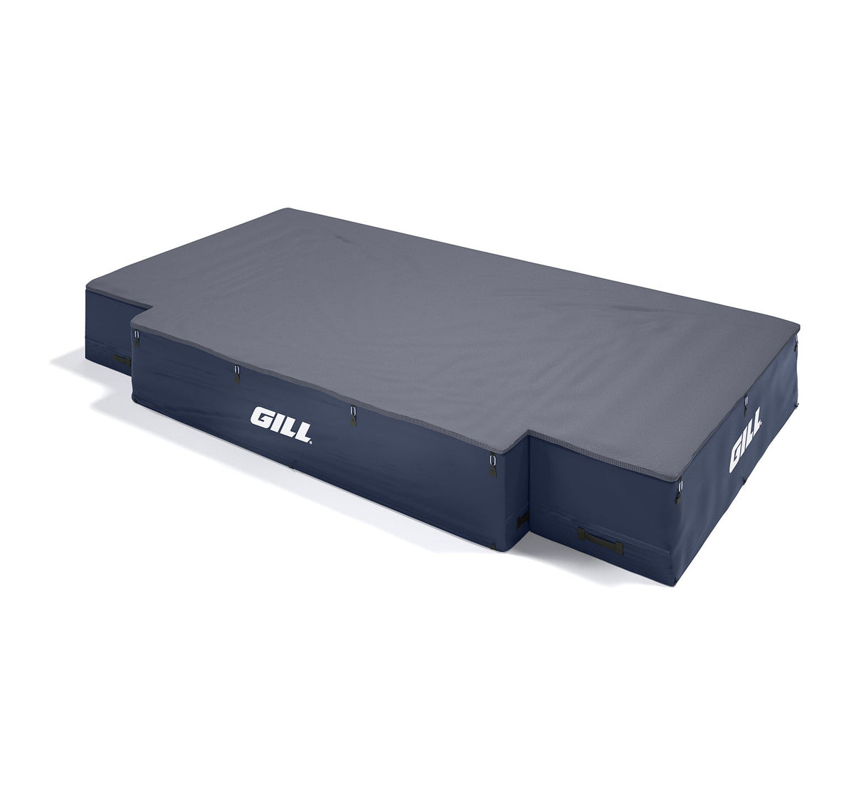 Gill Athletics G1 High Jump Landing System (18' X 10' X 26") Navy Blue, Navy Blue