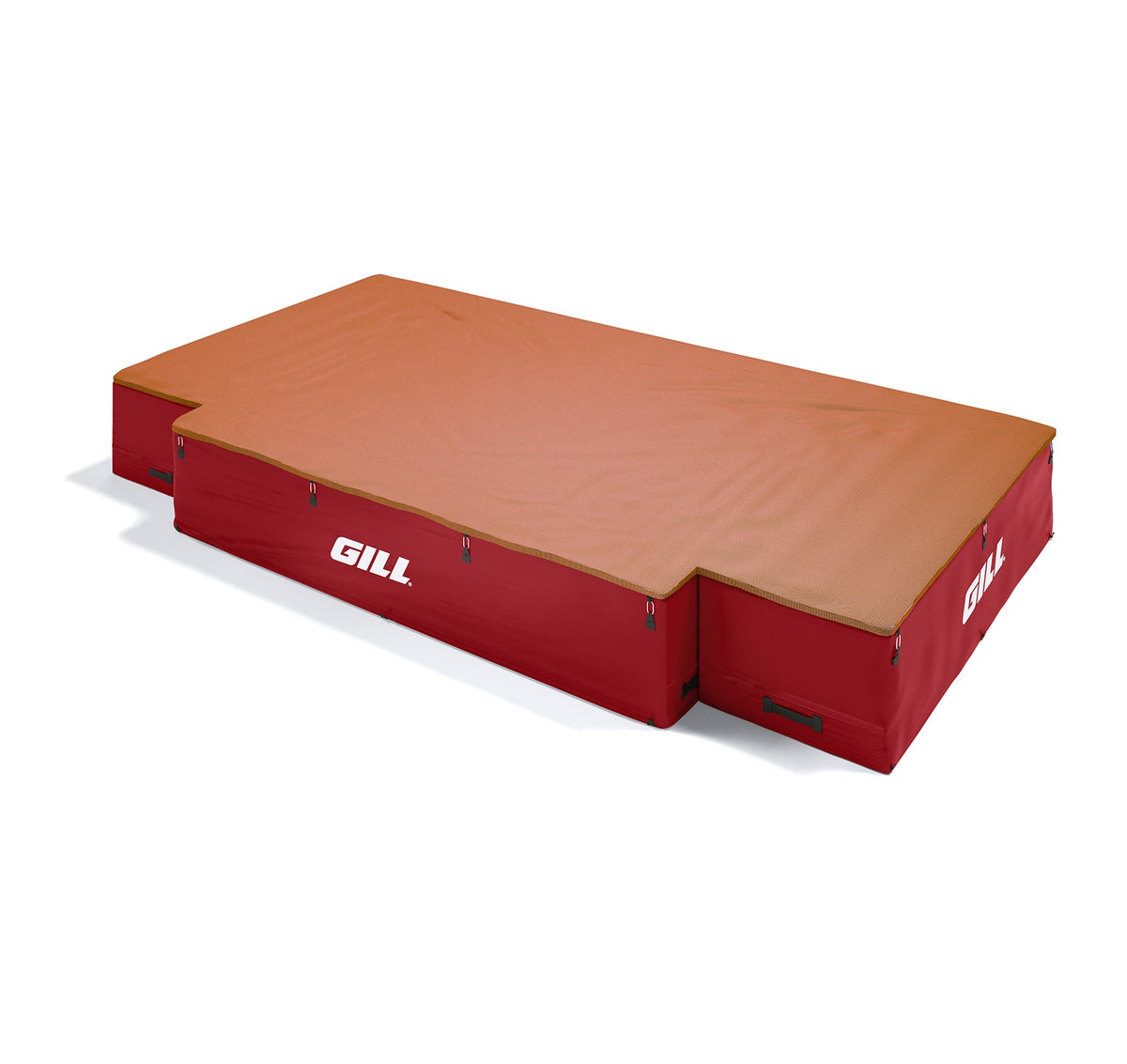 Gill Athletics G1 High Jump Landing System (18' X 10' X 26") Orange, Red