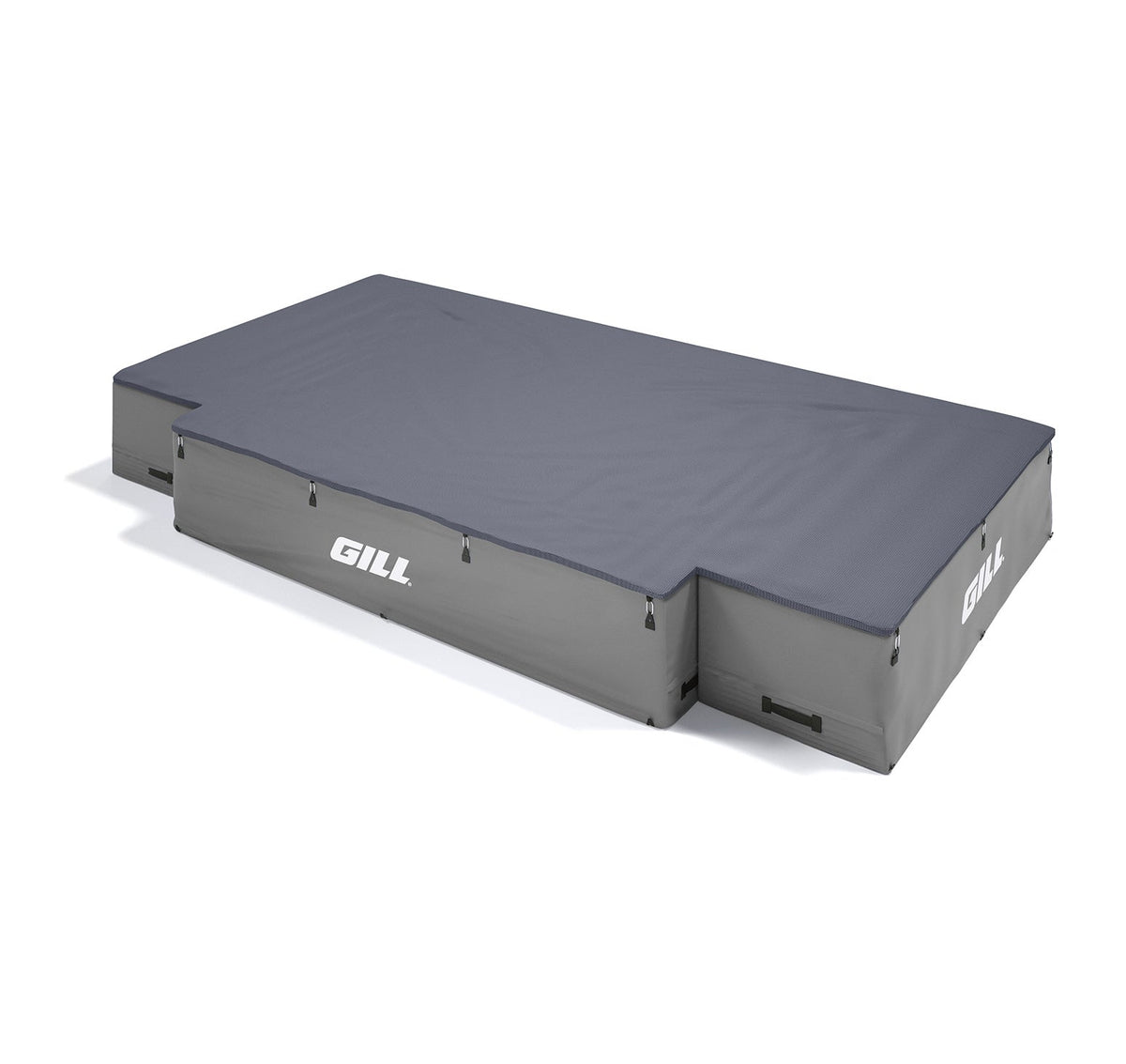 Gill Athletics G1 High Jump Landing System (18' X 10' X 26") Navy Blue, Gray