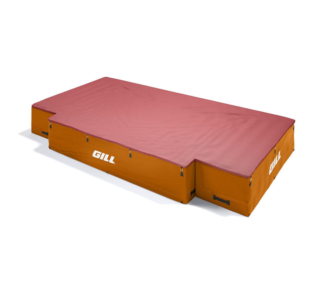 Gill Athletics G1 High Jump Landing System (18' X 10' X 26") Red, Orange