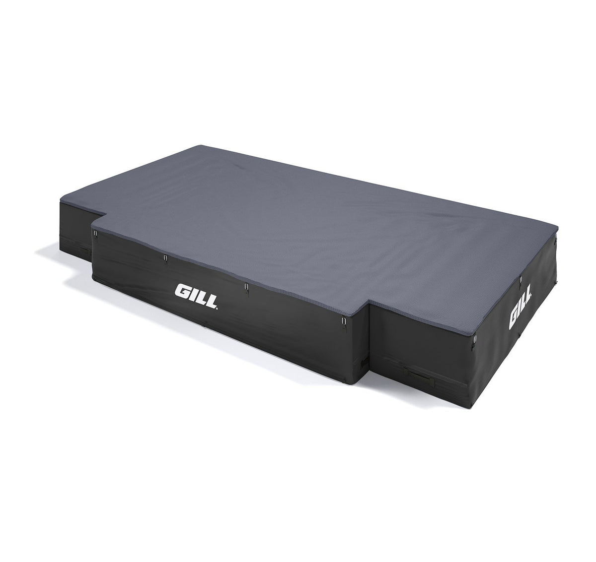 Gill Athletics G1 High Jump Landing System (18' X 10' X 26") Navy Blue, Black