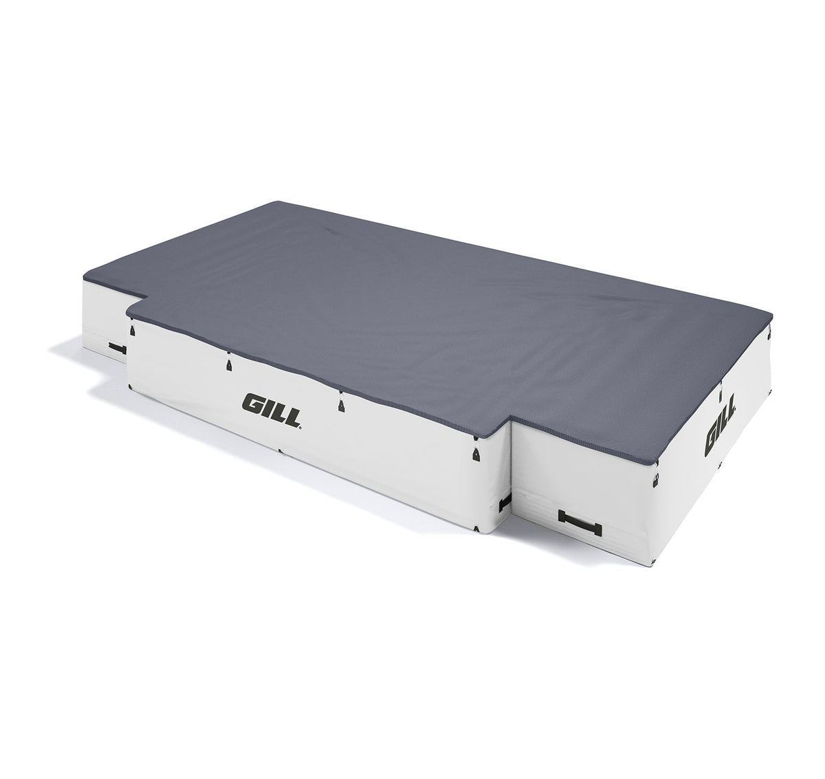 Gill Athletics G1 High Jump Landing System (18' X 10' X 26") Navy Blue, White