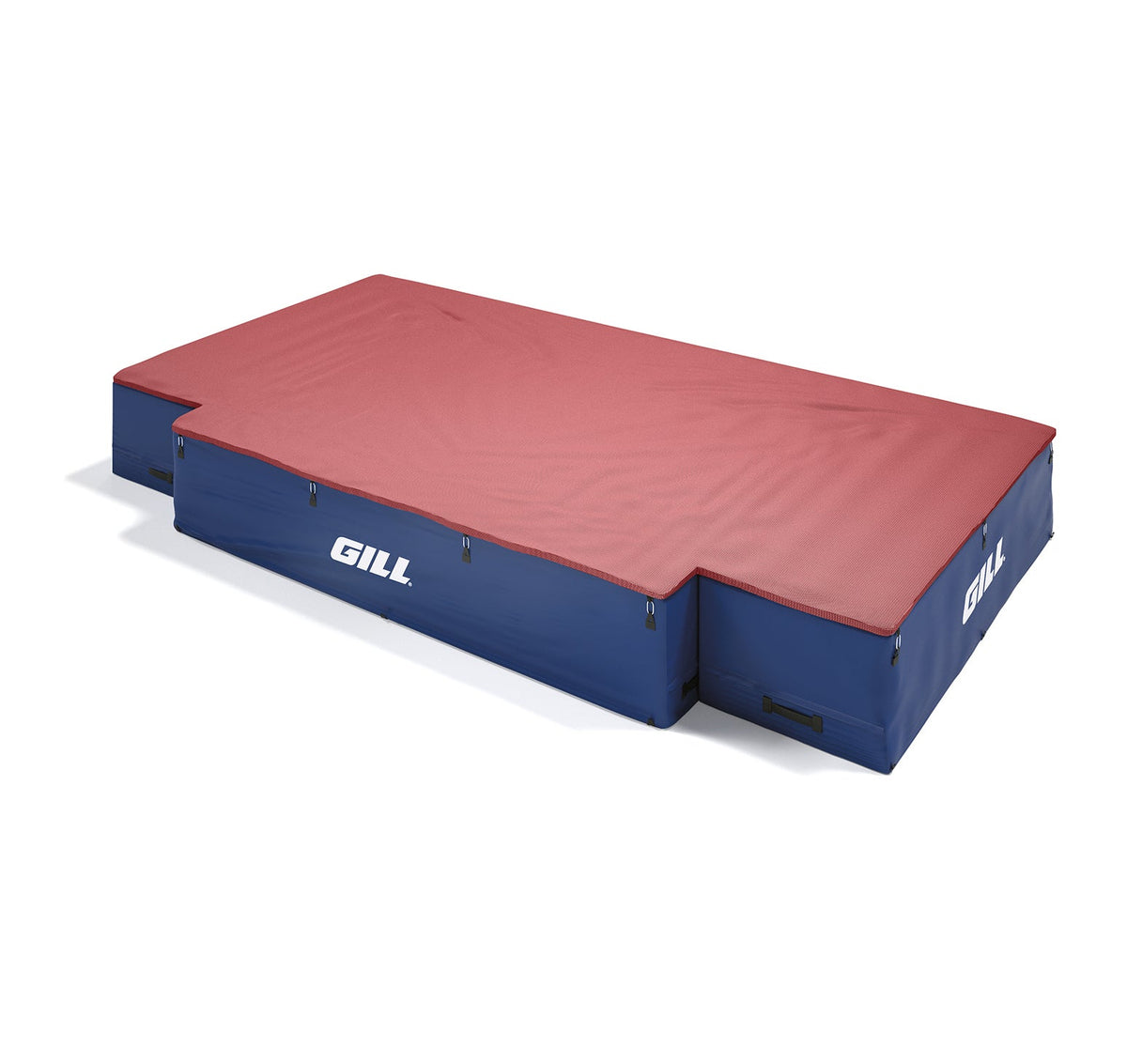 Gill Athletics G1 High Jump Landing System (18' X 10' X 26") Red, Royal Blue