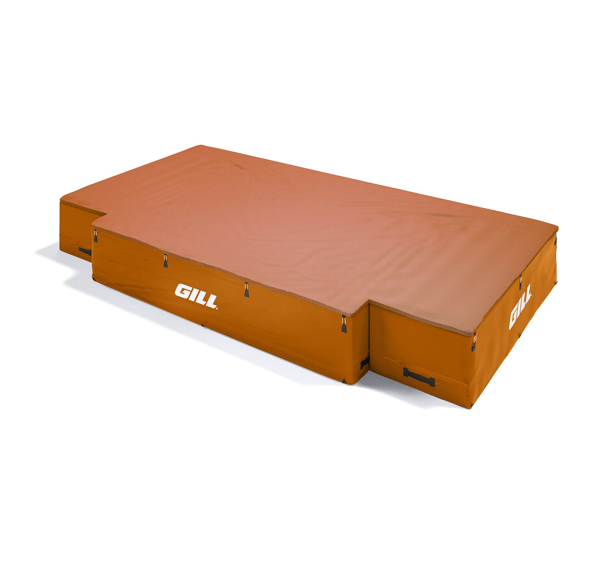 Gill Athletics G1 High Jump Landing System (18' X 10' X 26") Orange, Orange