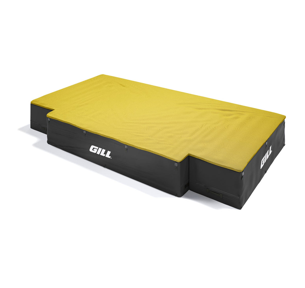 Gill Athletics G1 High Jump Landing System (18' X 10' X 26") Yellow Gold, Black