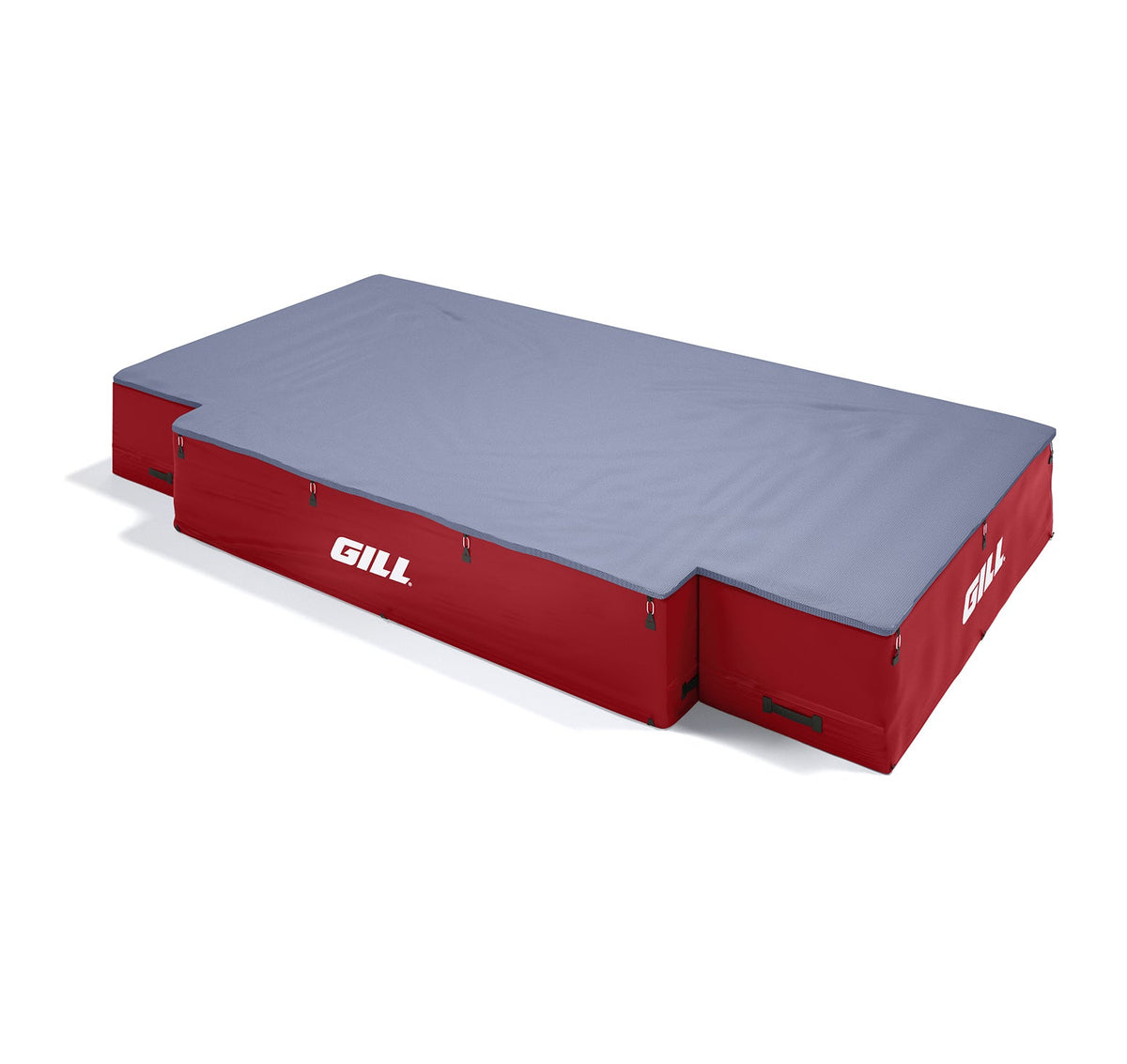 Gill Athletics G1 High Jump Landing System (18' X 10' X 26") Royal Blue, Red