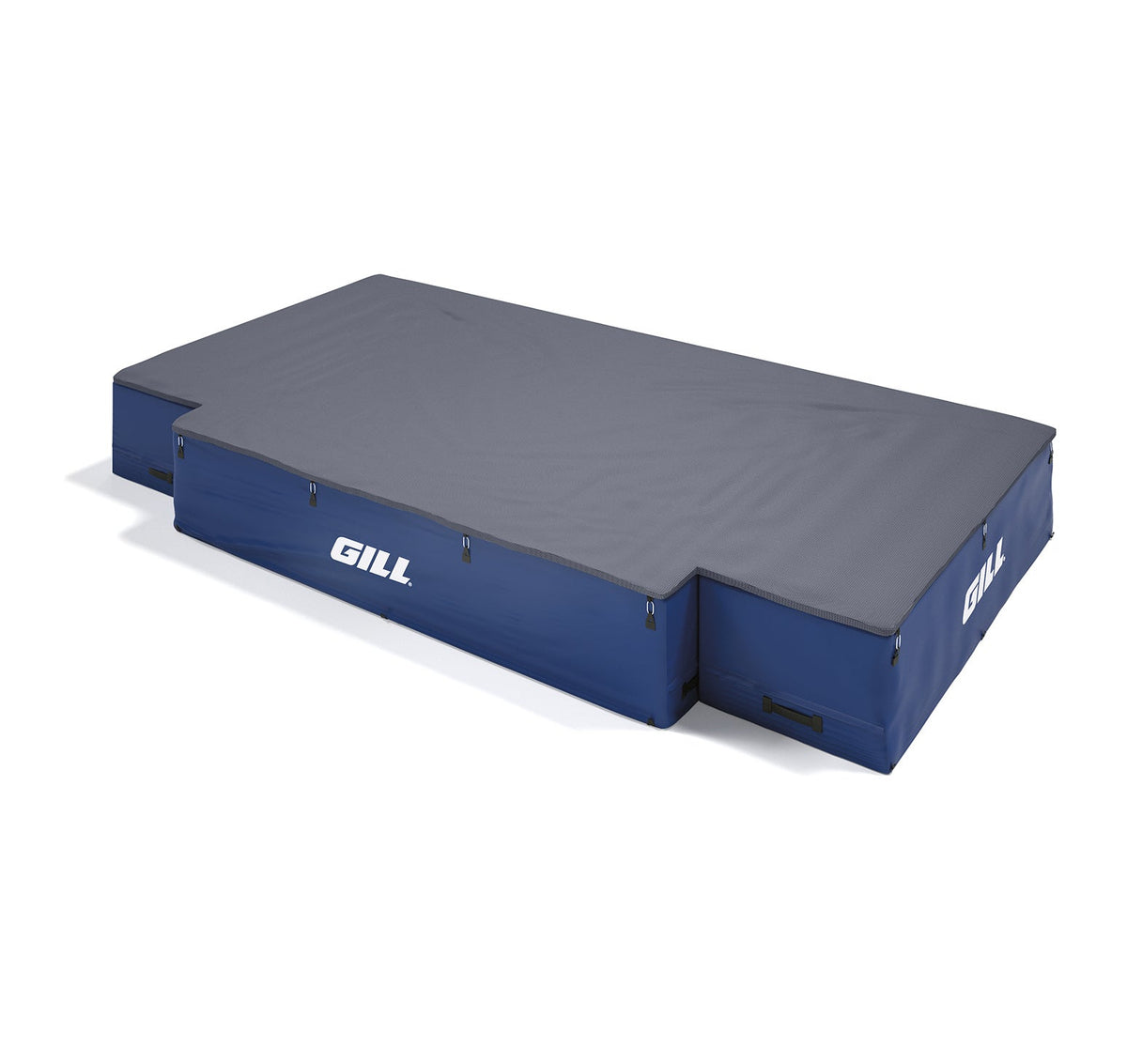 Gill Athletics G1 High Jump Landing System (18' X 10' X 26") Navy Blue, Royal Blue