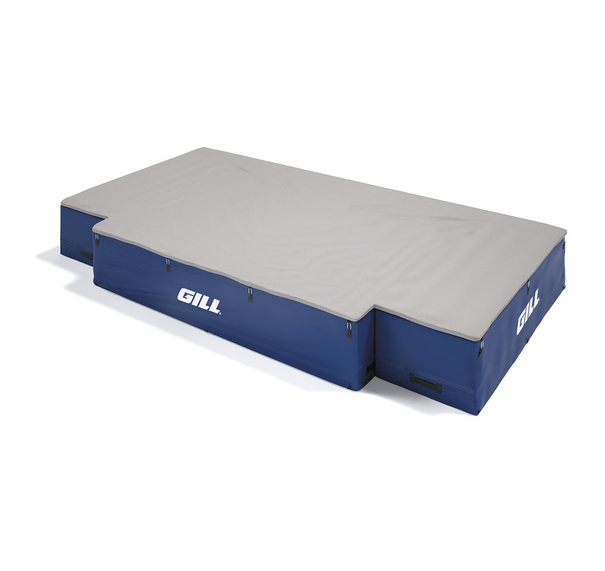 Gill Athletics G1 High Jump Landing System (18' X 10' X 26") Gray, Royal Blue