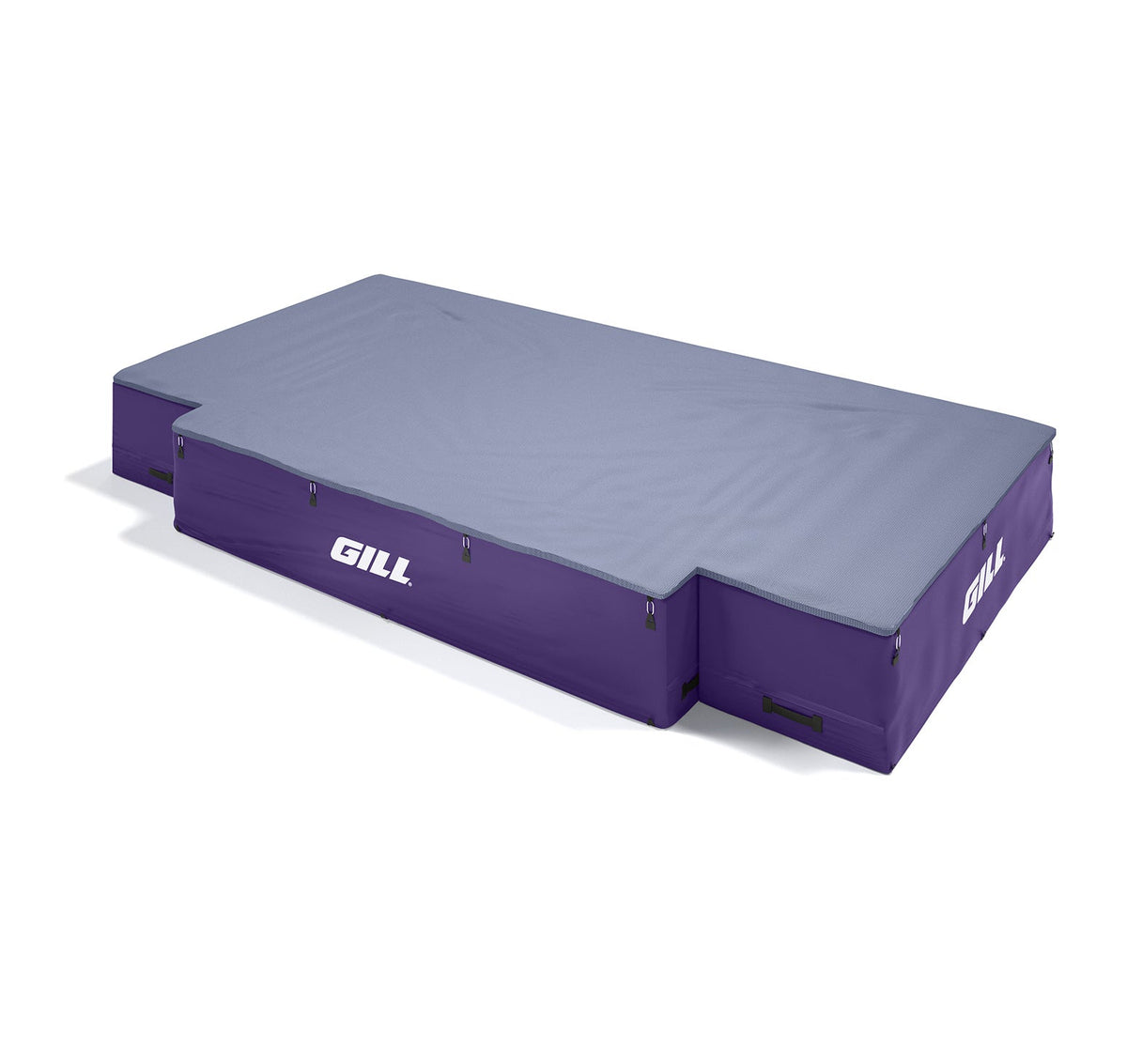 Gill Athletics G1 High Jump Landing System (18' X 10' X 26") Royal Blue, Purple