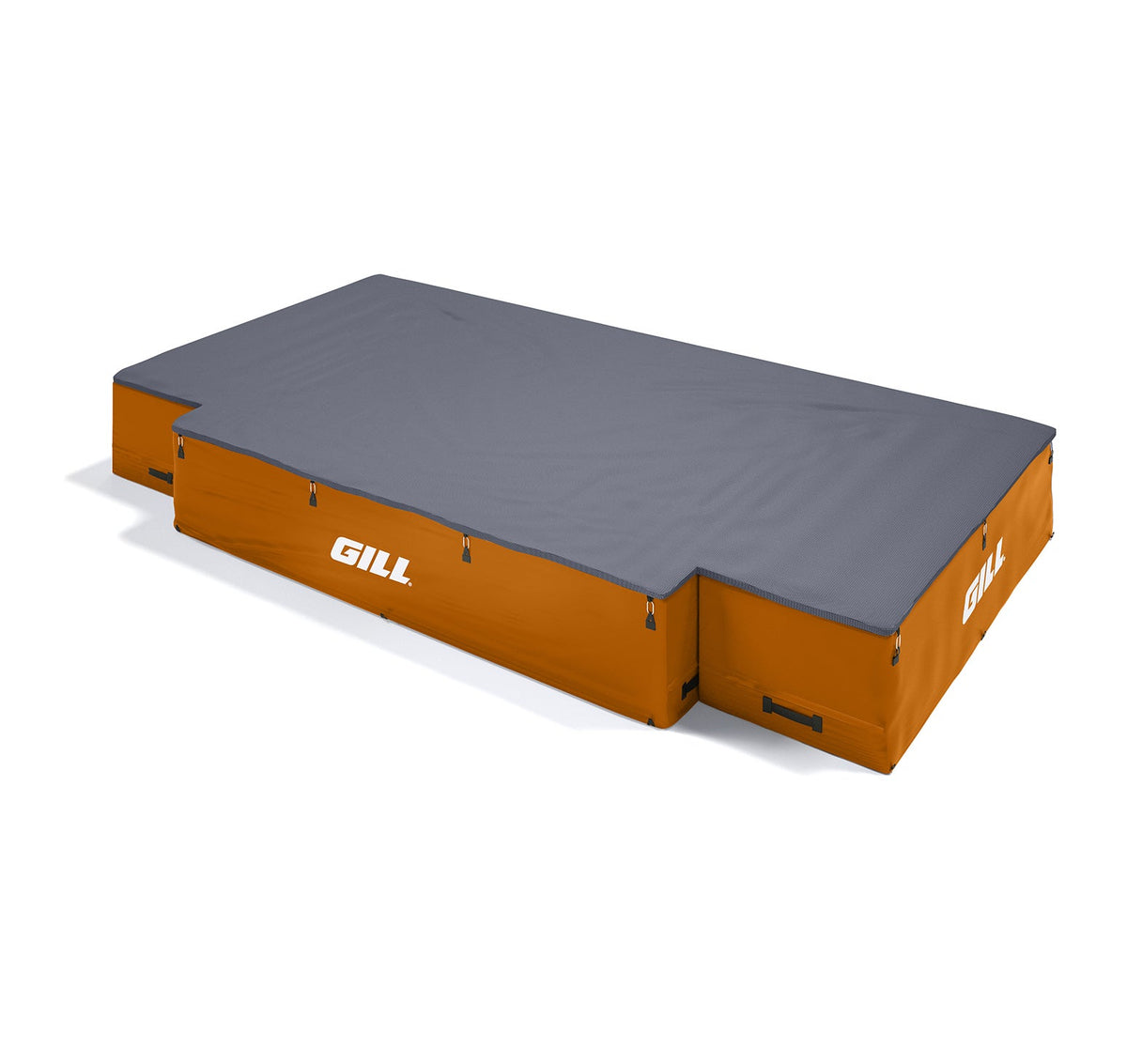 Gill Athletics G1 High Jump Landing System (18' X 10' X 26") Navy Blue, Orange